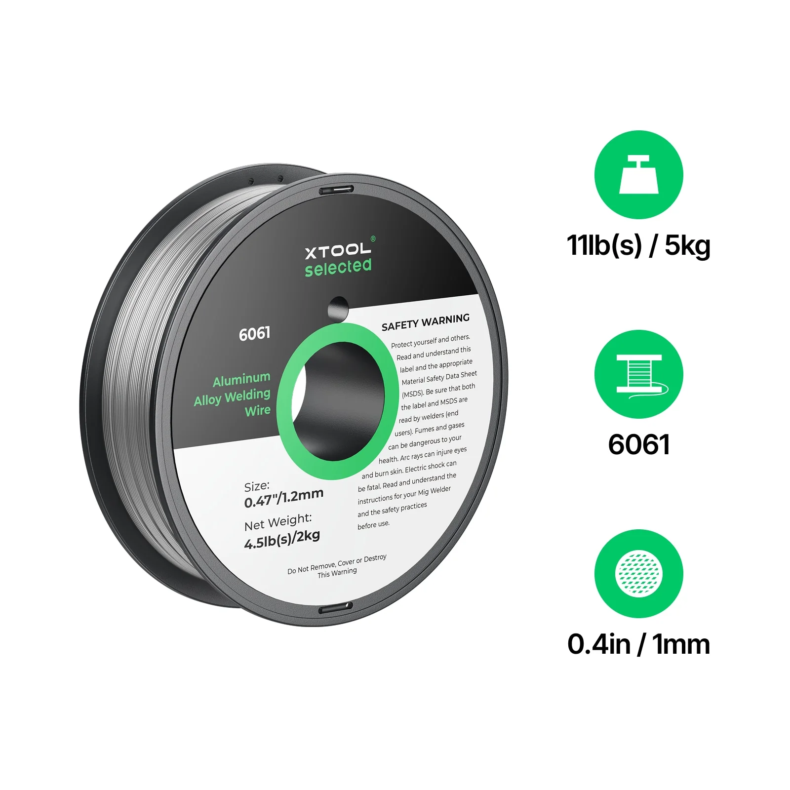 1,2 mm 6061 Aluminum Alloy Welding Wire 2 kg Spool - Image 3