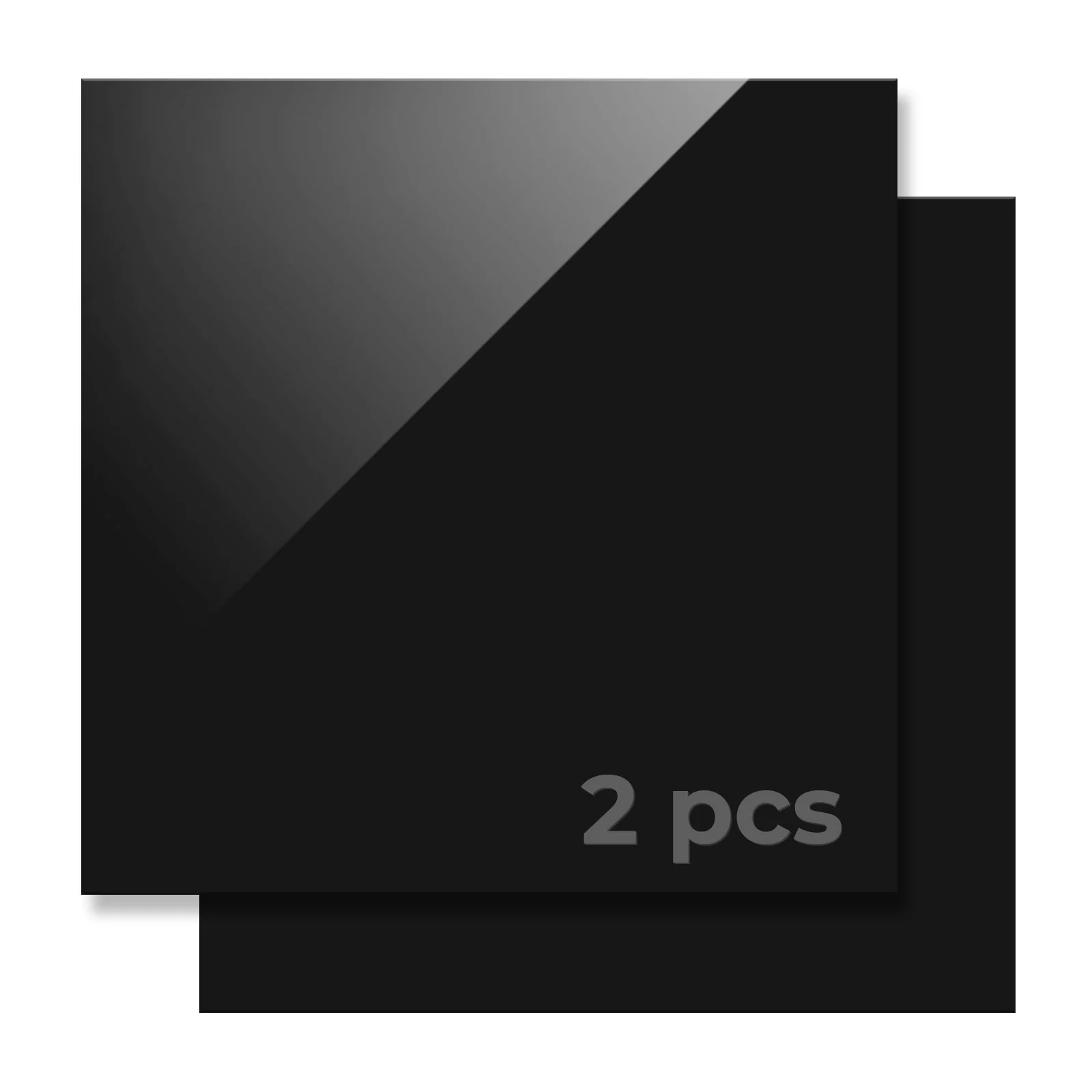 5mm Black Glossy Acrylic Sheet (2pcs) - Image 4