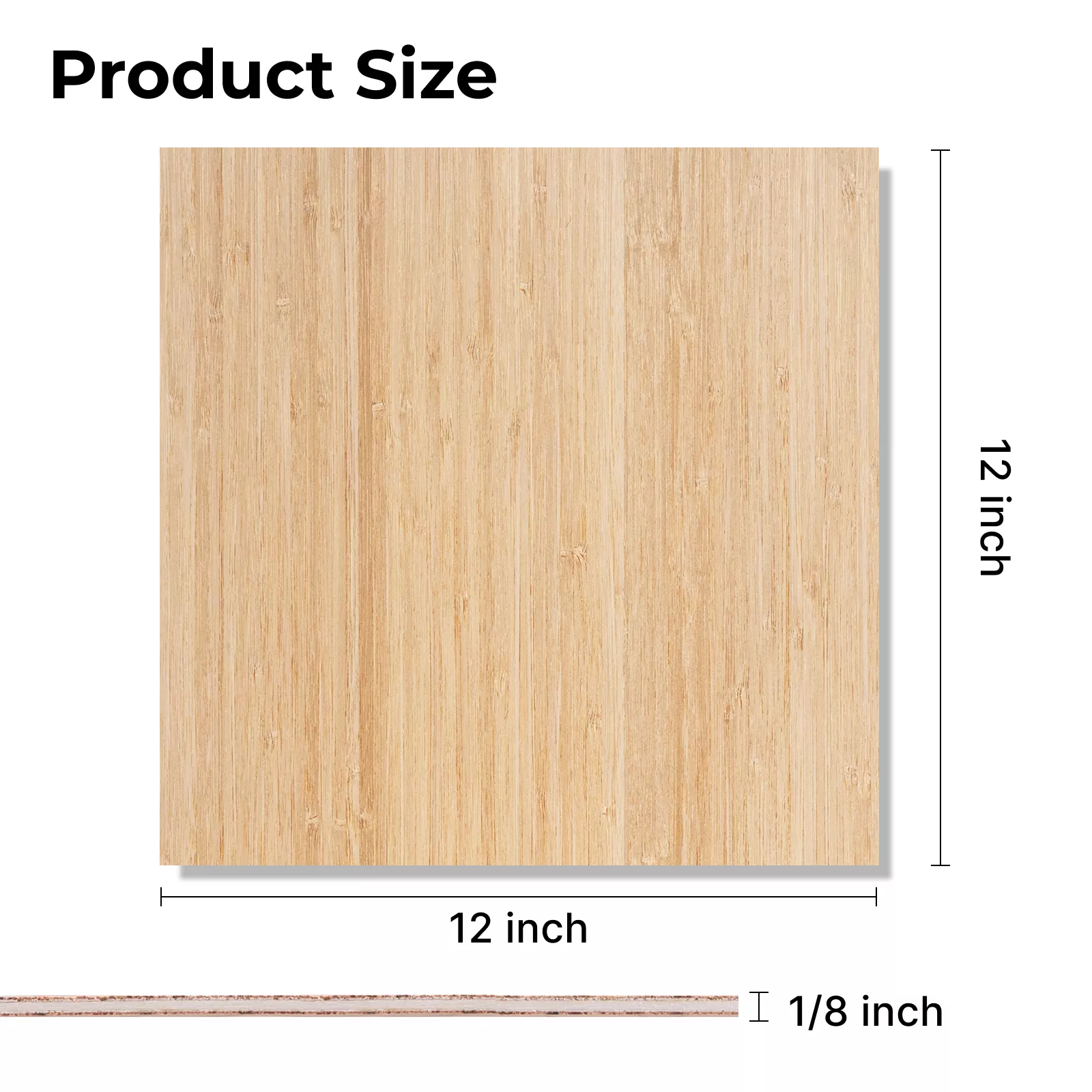 3mm Bamboo Plywood Sheets (6pcs) - Image 2