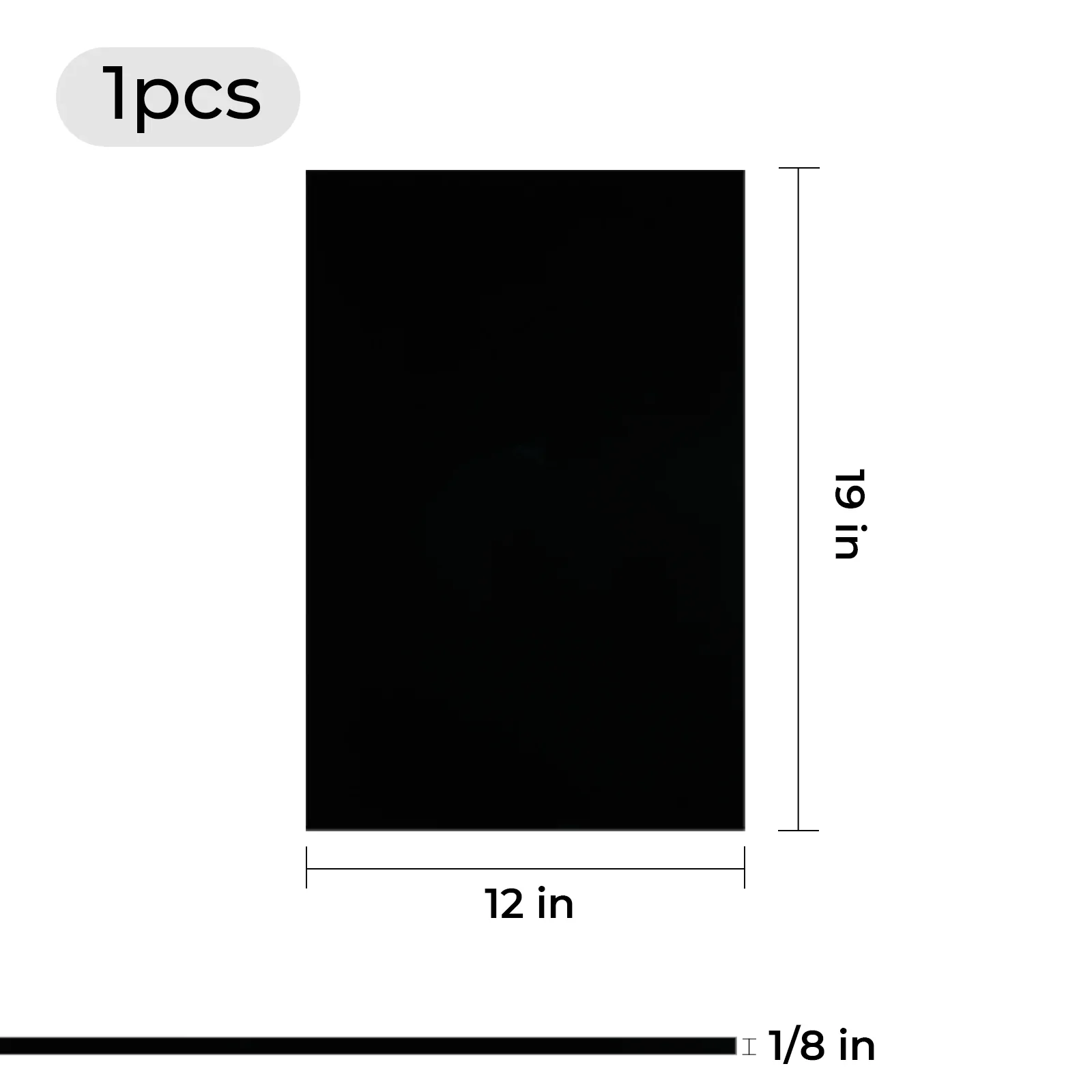 3mmx30cmx48cm Black Acrylic Sheet Plexiglass for Diode Laser Cutting (1pcs) - Image 3
