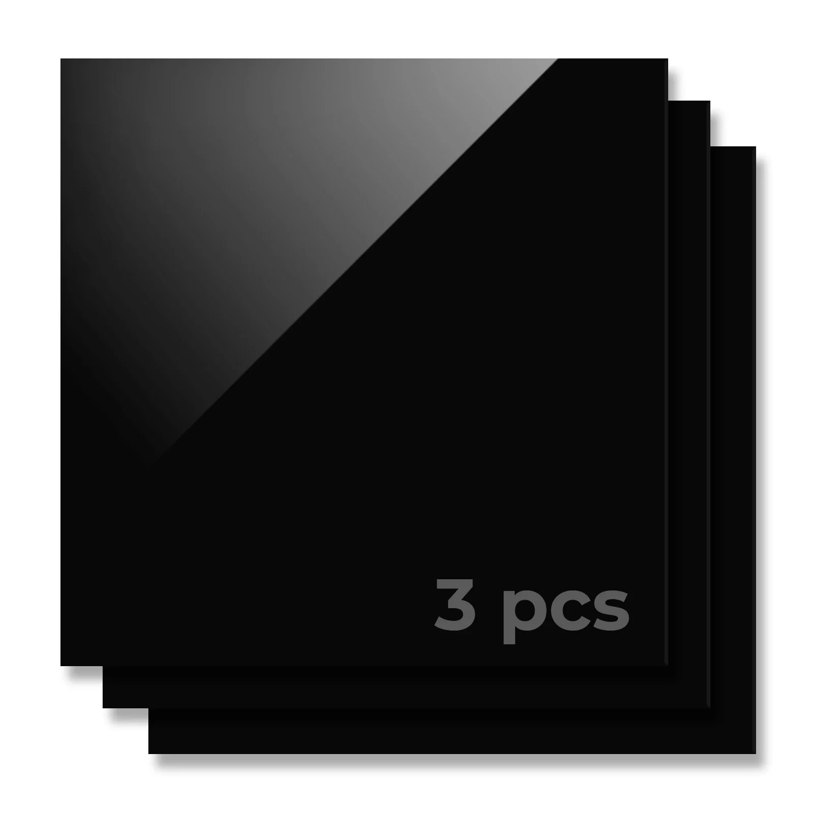 3mm Black Fire Retardant Acrylic Sheet Plexiglass for Diode Laser Cutting (3pcs) - Image 4