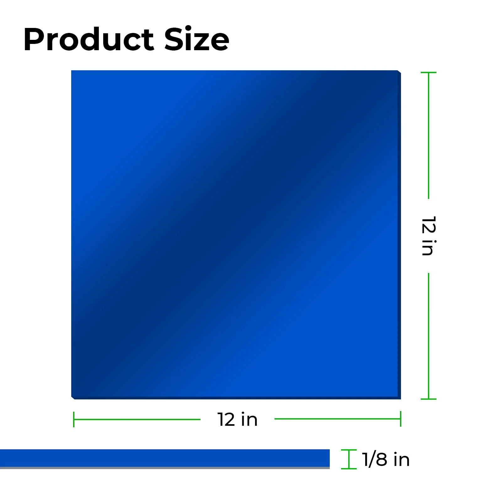 3mm Blue Mirror Acrylic Sheet (5pcs) - Image 2