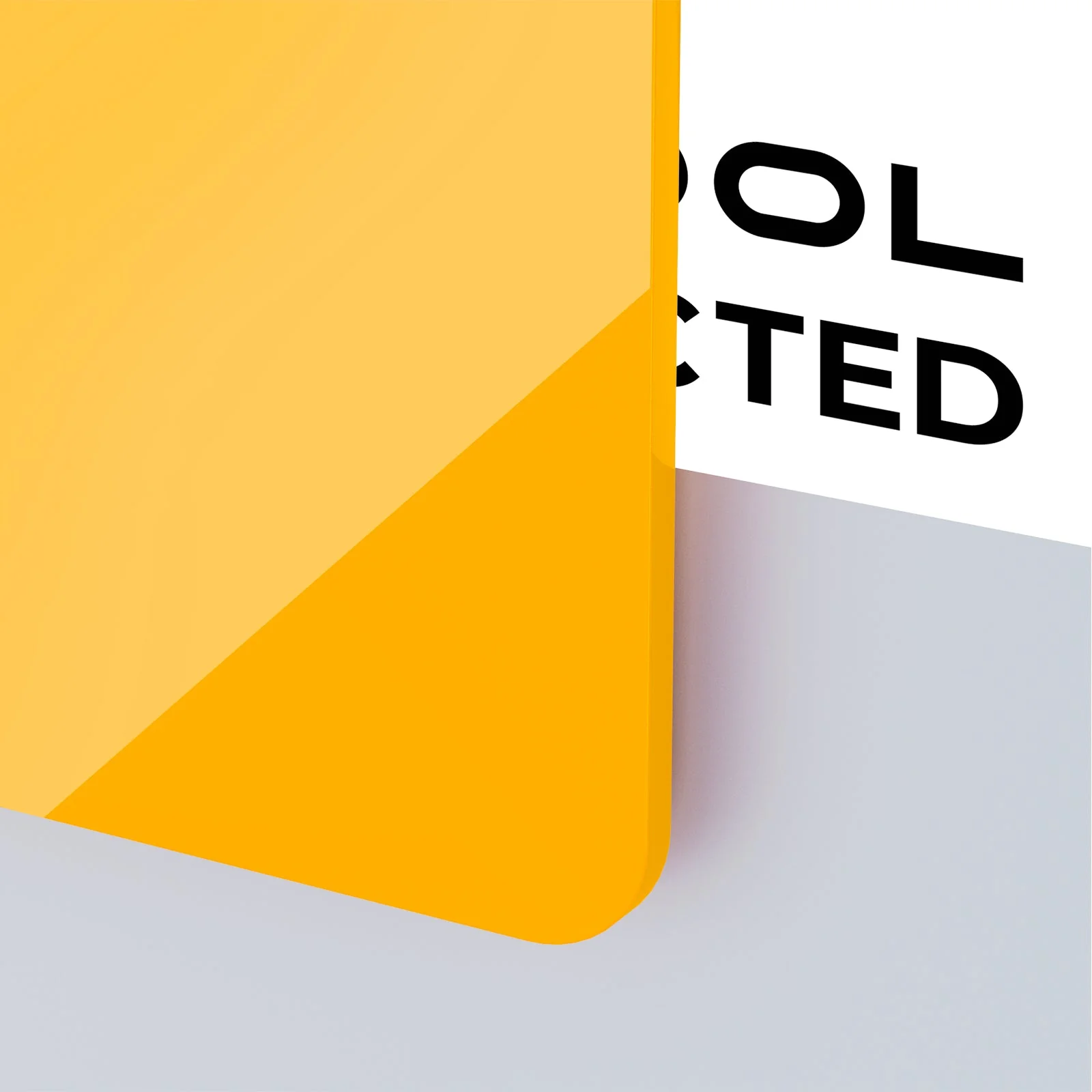 3mm Chrome Yellow Opaque Glossy Acrylic Sheet (3pcs) - Image 6