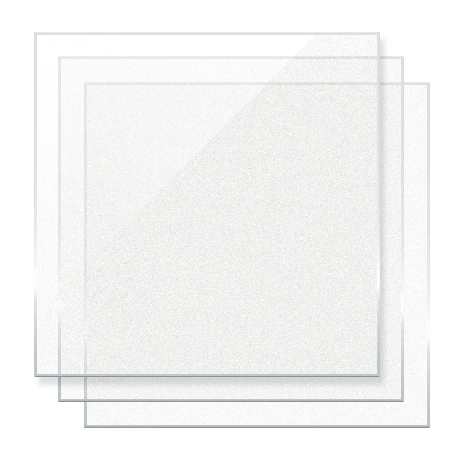 3mm Clear Frosted Transparent Glossy Acrylic Sheet Plexiglass (3pcs) - Image 4
