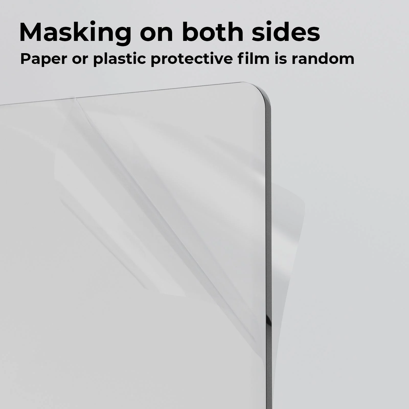 3mm Clear Frosted Transparent Glossy Acrylic Sheet Plexiglass (3pcs) - Image 5