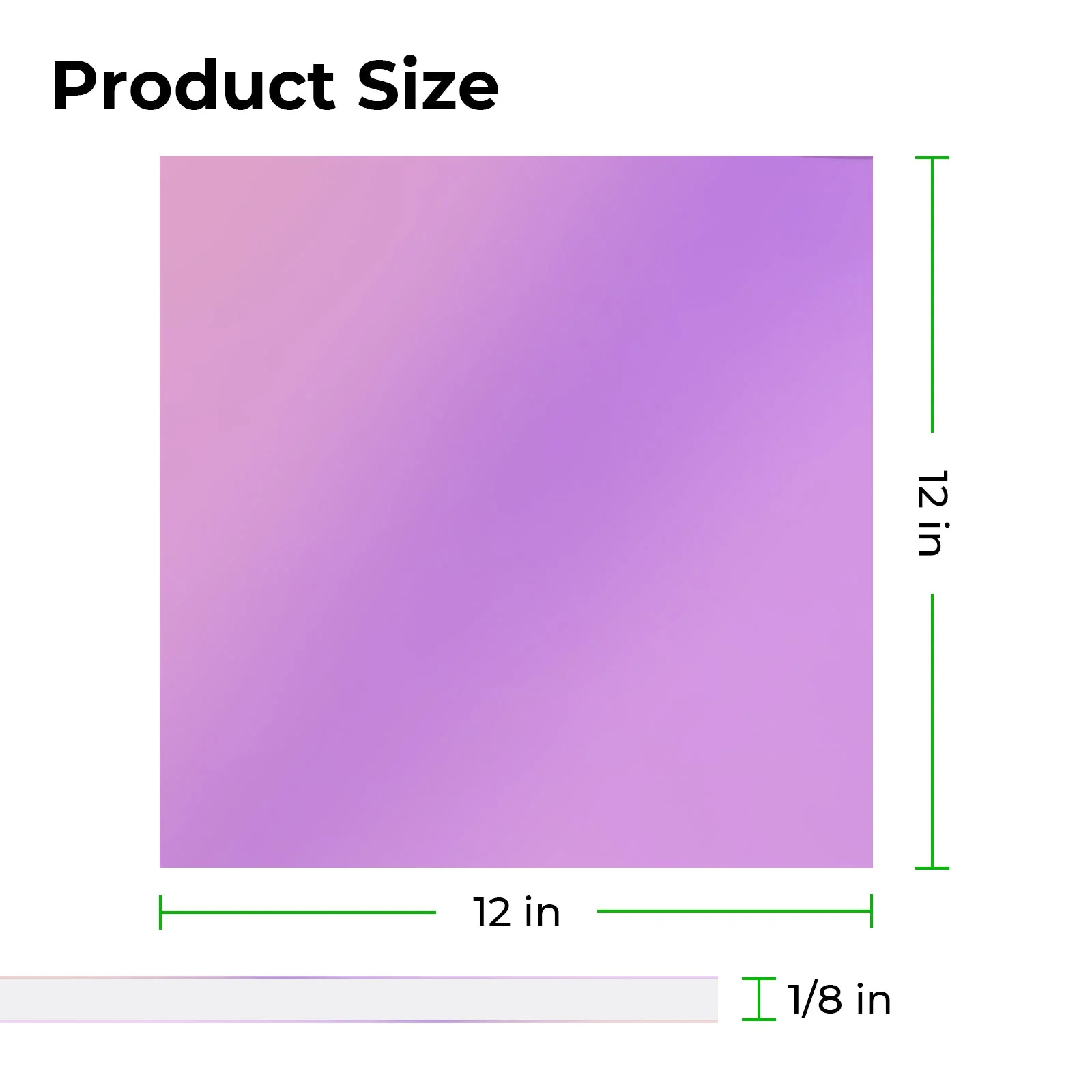 3mm Clear Iridescent Acrylic (3pcs) - Image 5