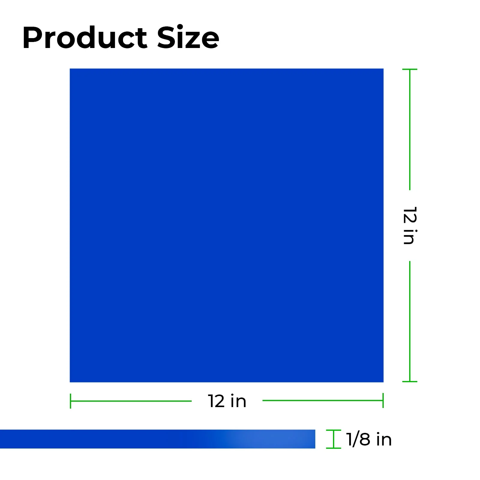 3mm Deep Blue Opaque Glossy Acrylic Sheet Plexiglass (3pcs) - Image 2