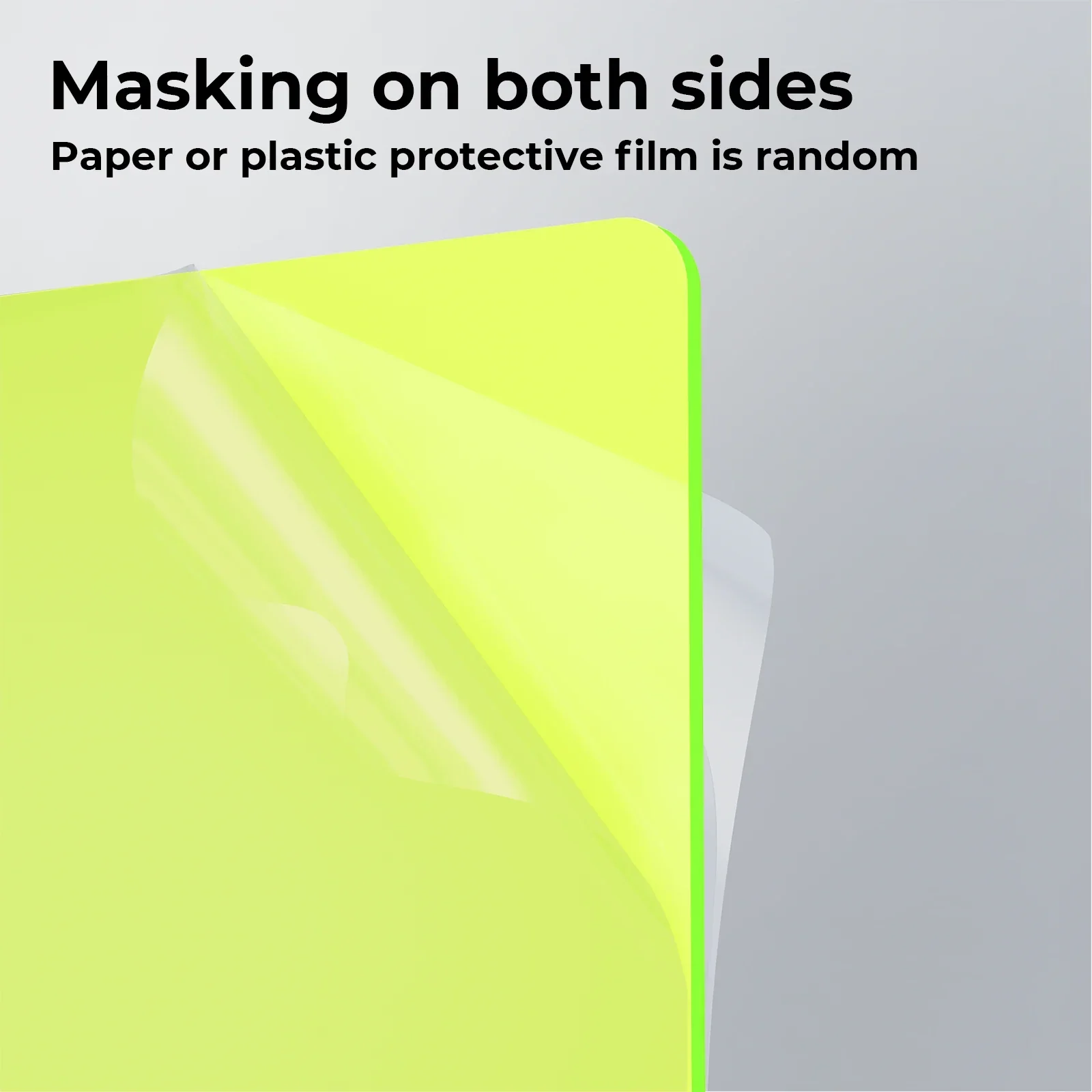 3mm Fluorescent Green Translucent Glossy Acrylic Sheet (3pcs) - Image 5