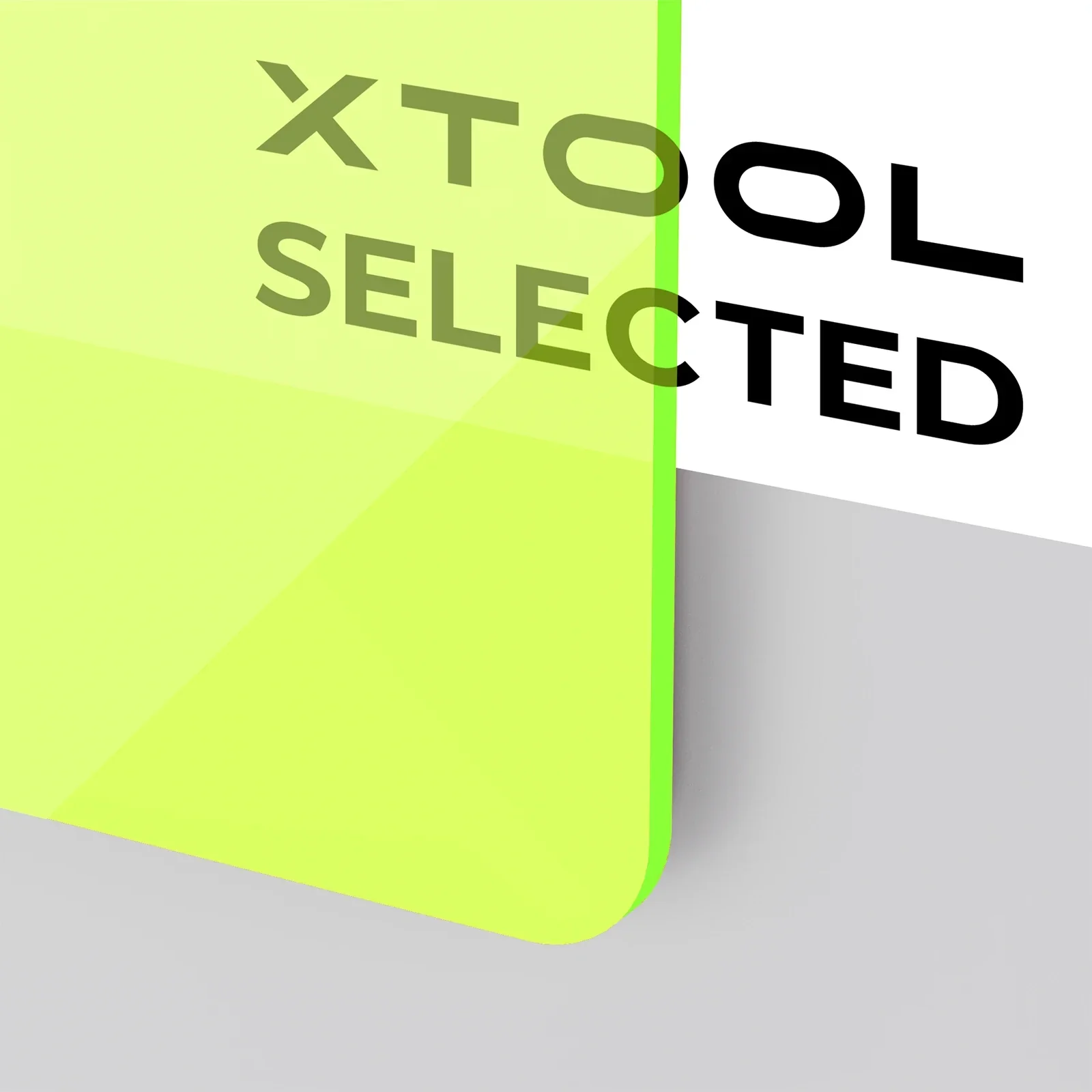 3mm Fluorescent Green Translucent Glossy Acrylic Sheet (3pcs) - Image 6
