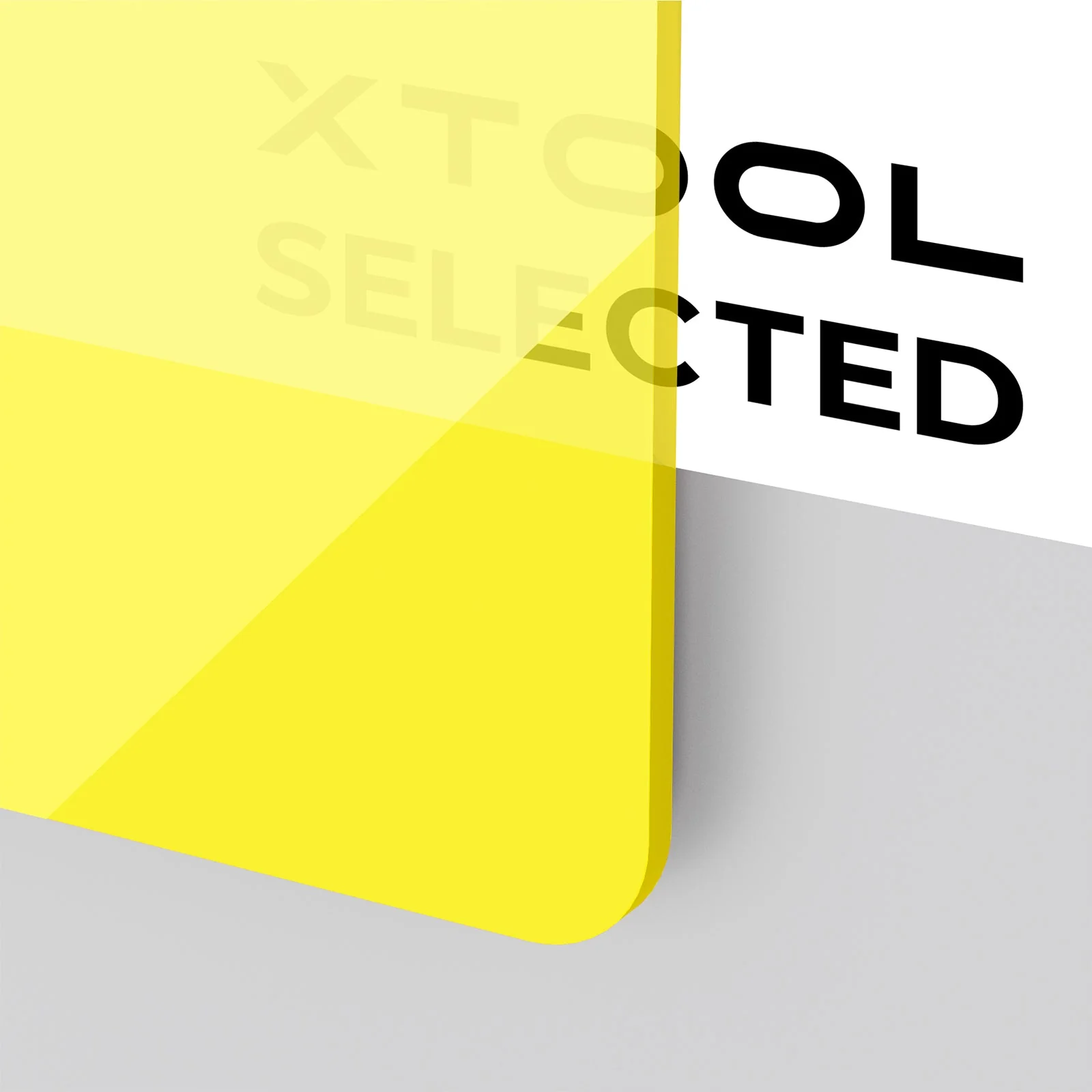 3mm Fluorescent Yellow Translucent Glossy Acrylic Sheet Plexiglass for Diode Laser Cutting (3pcs) - Image 4