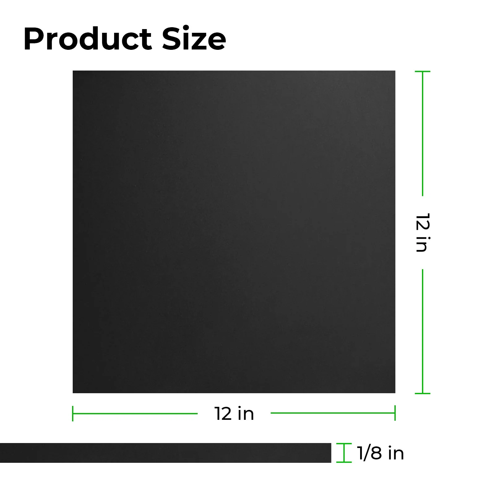 3mm Frosted Black Acrylic Plexiglass (3pcs) - Image 3