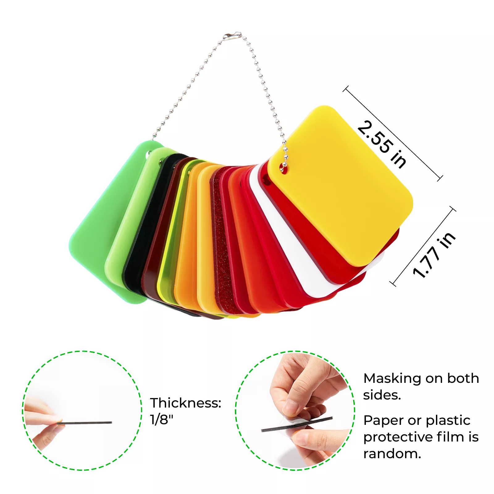 3mm Diode Laser Cutting Acrylic Sample Set (14pcs) - Image 3