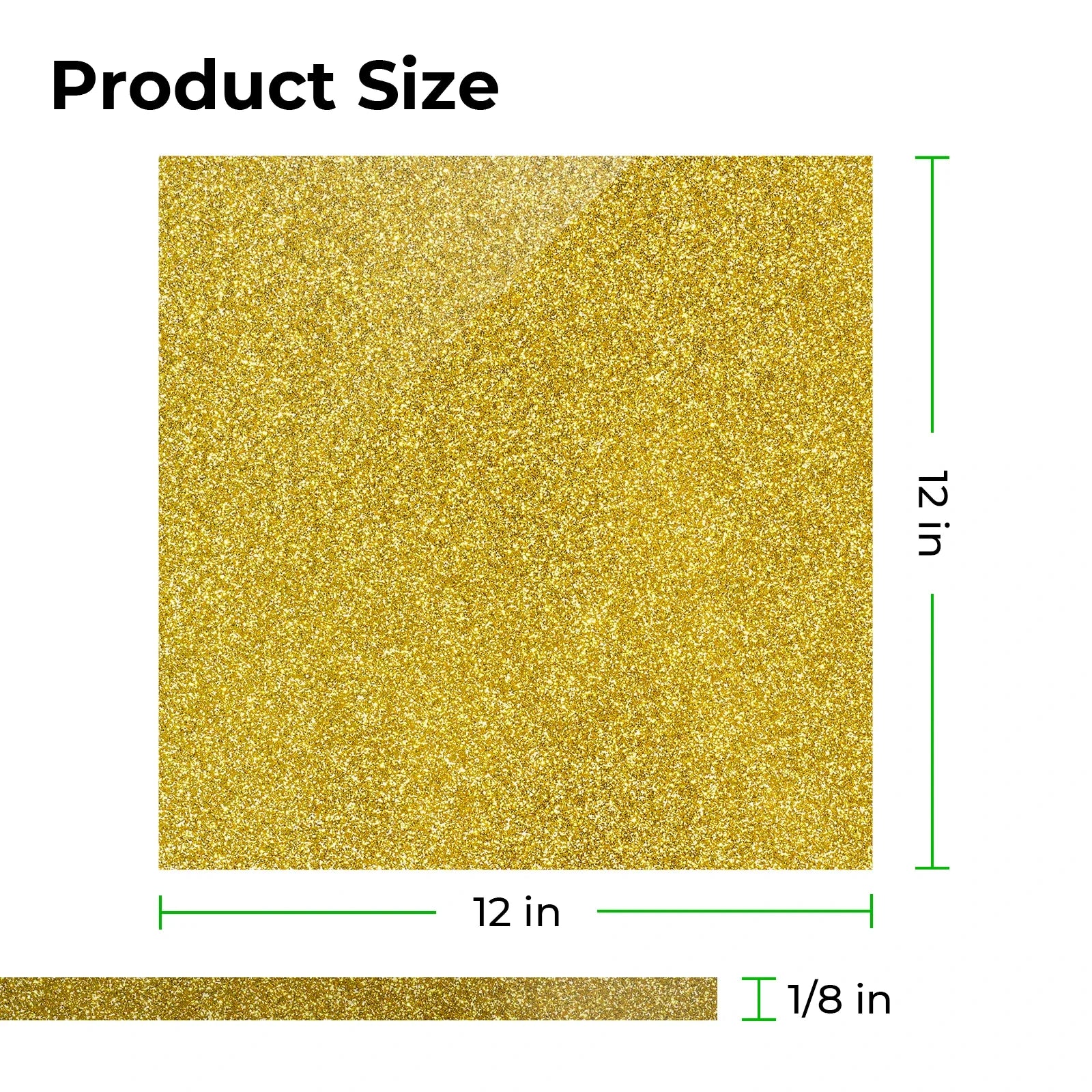 3mm Gold Glitter Opaque Glossy Acrylic Sheet Plexiglass (3pcs) - Image 3