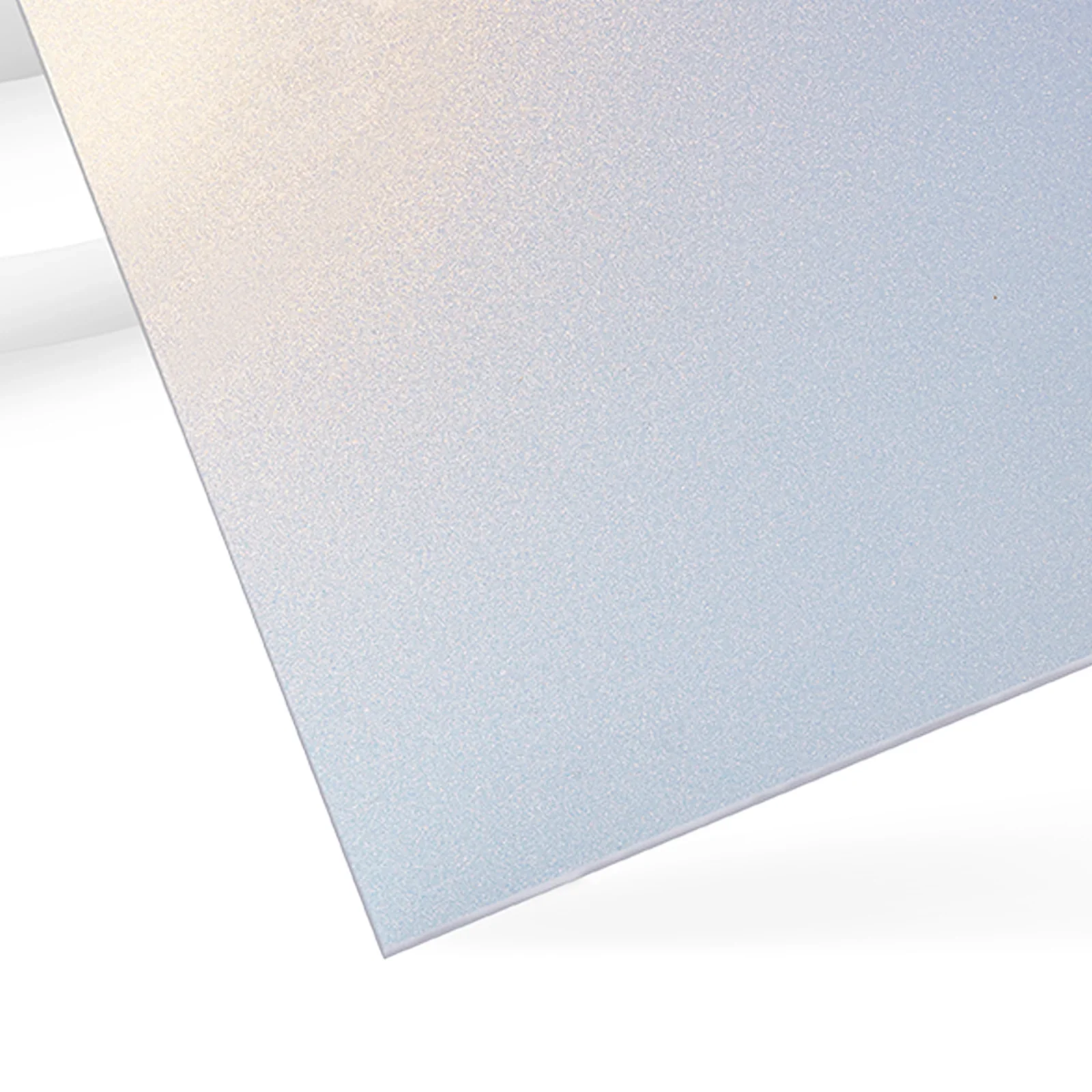 3mm Pearlescent Glitter White Acrylic Sheet Plexiglass (3pcs)