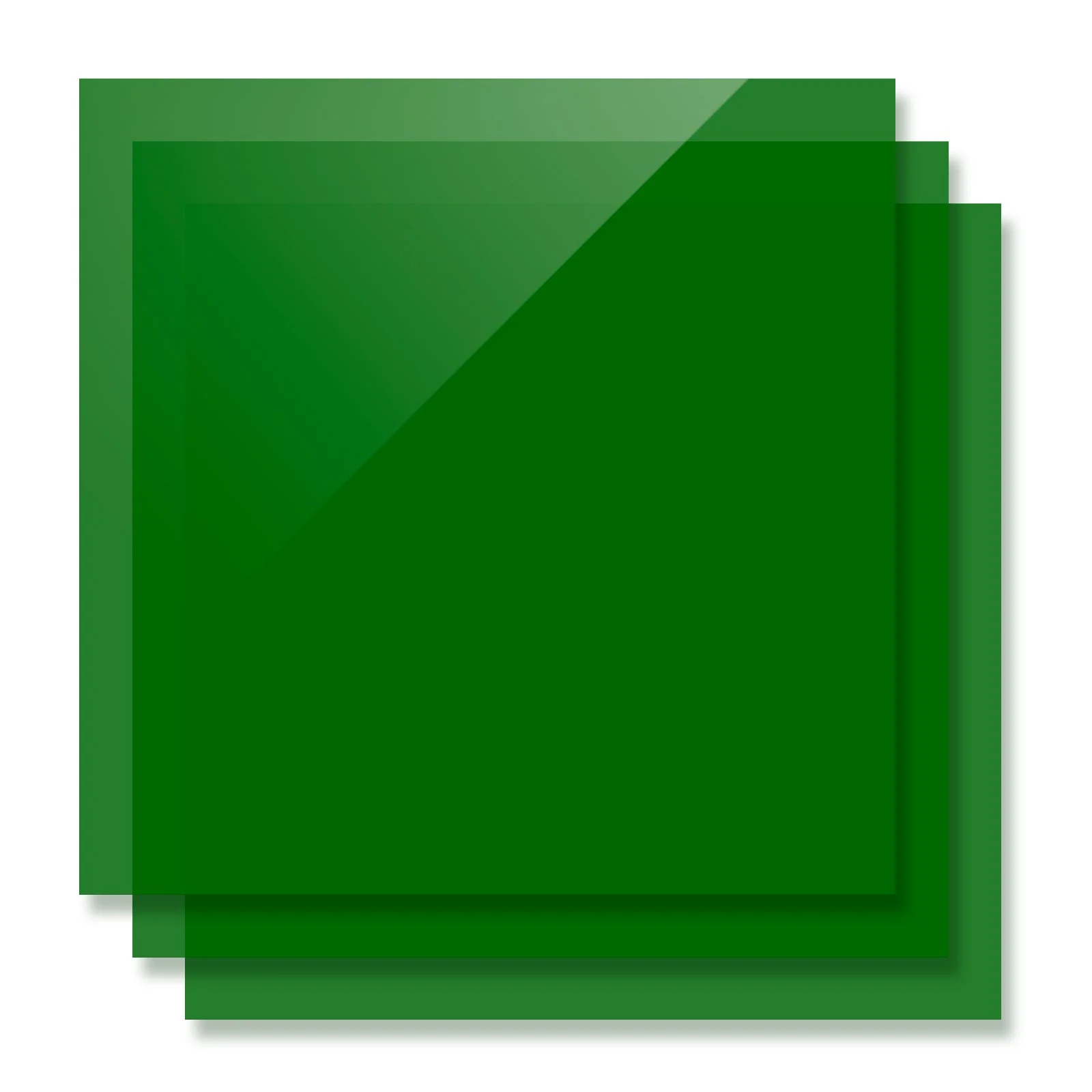 3mm Green Translucent Glossy Acrylic Sheet (3pcs) - Image 5