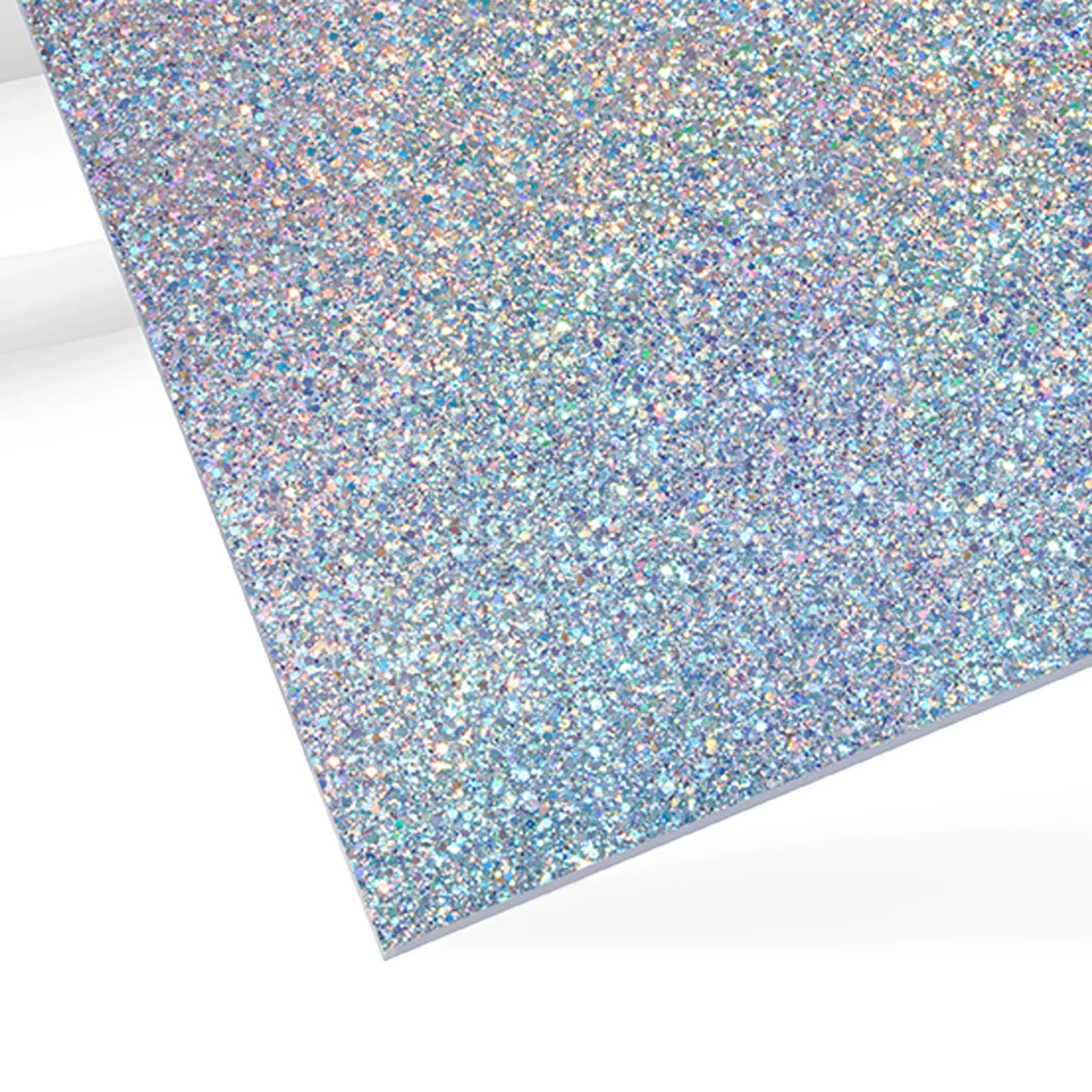 3mm Holographic Sparkle Glitter Acrylic Sheet Plexiglass (3pcs)