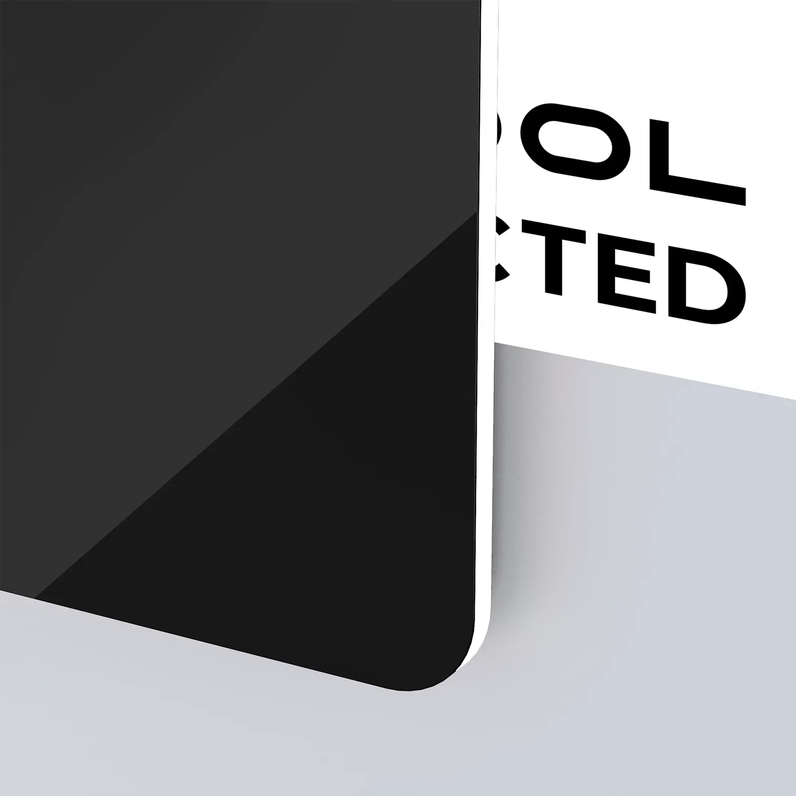 3mm Navy to White Two-Tone Acrylic Sheet Plexiglass (3pcs) - Image 6