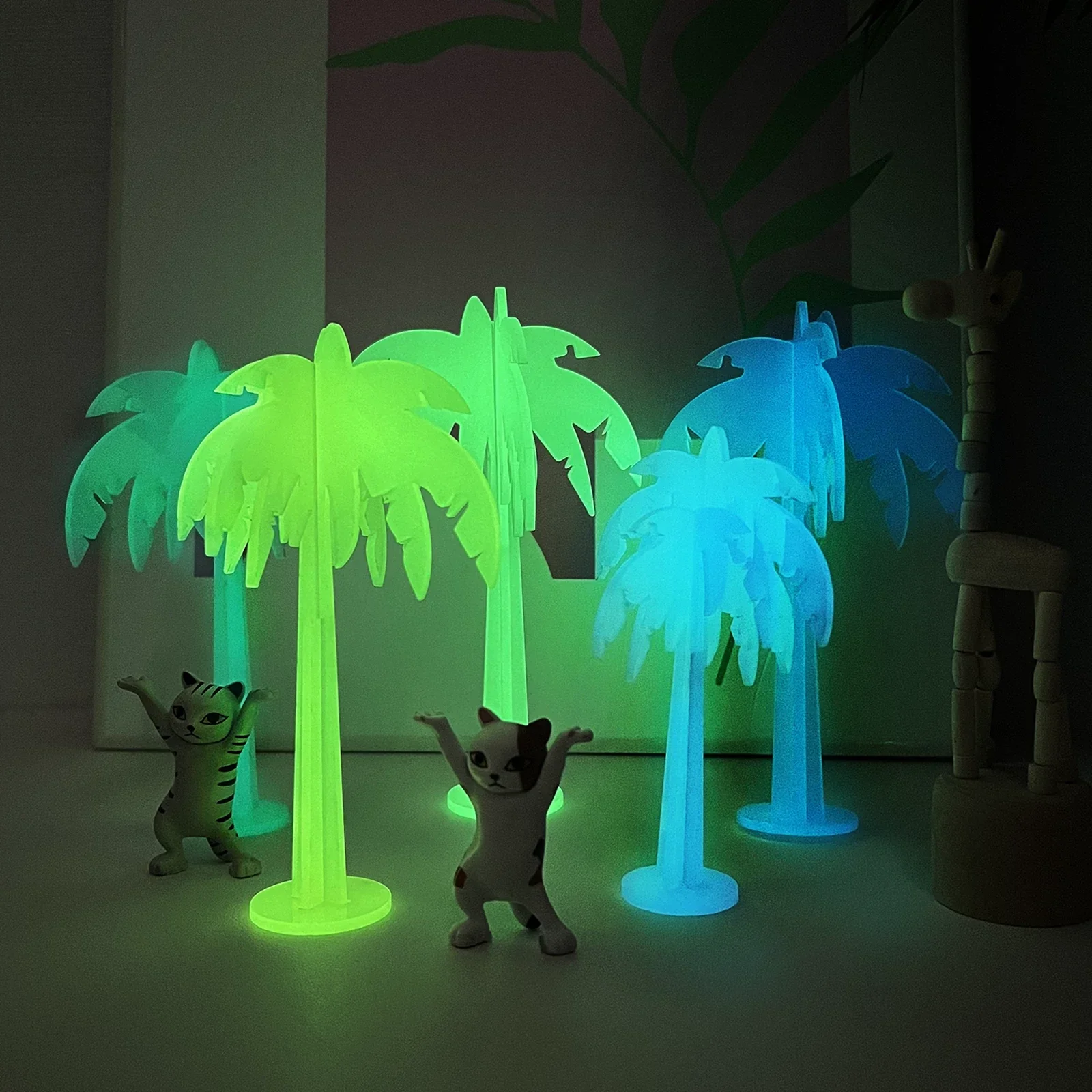 3mm Pale Yellow Glow in the Dark Acrylic Sheet Plexiglass (3pcs) - Image 2
