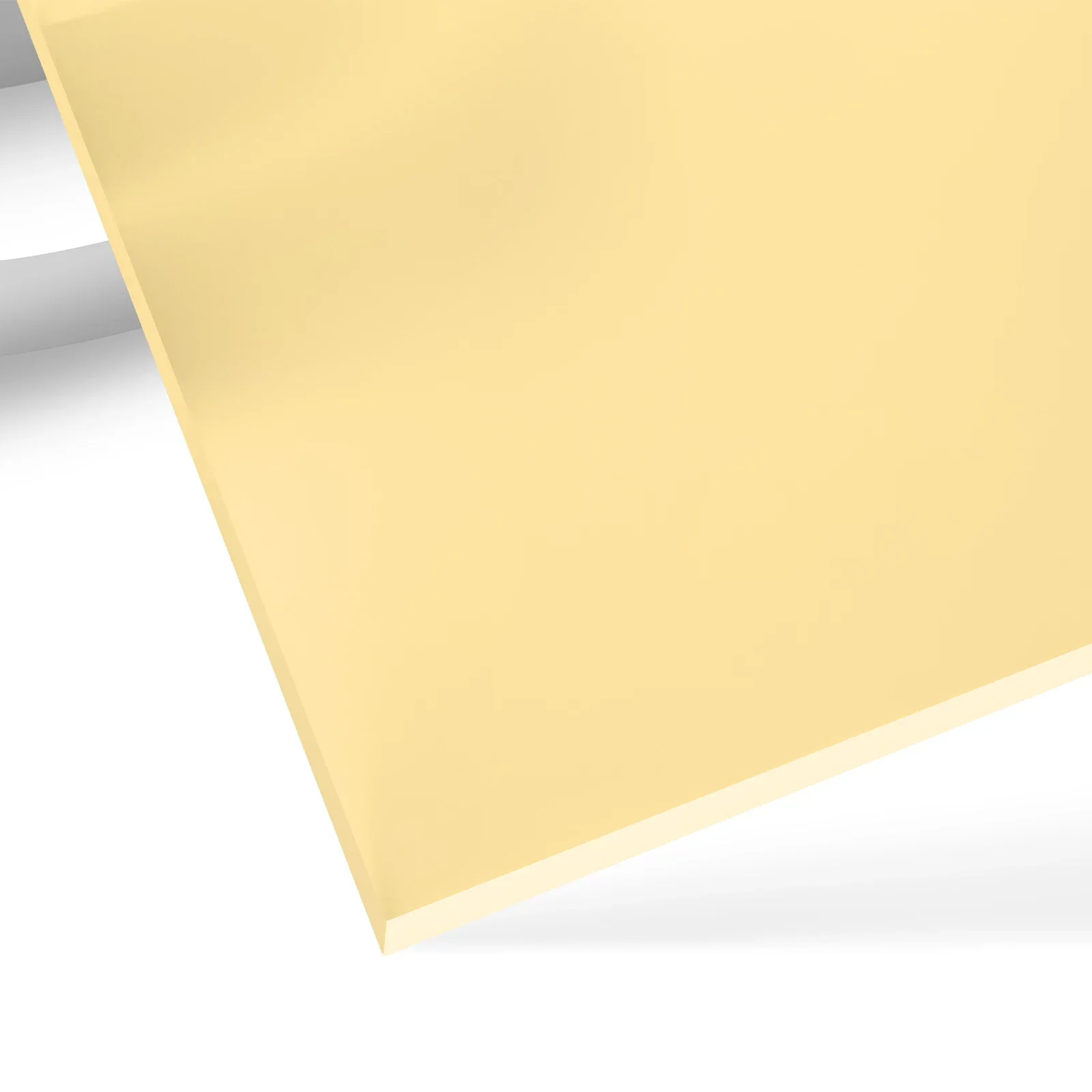 3mm Pale Yellow Glow in the Dark Acrylic Sheet Plexiglass (3pcs) - Image 3