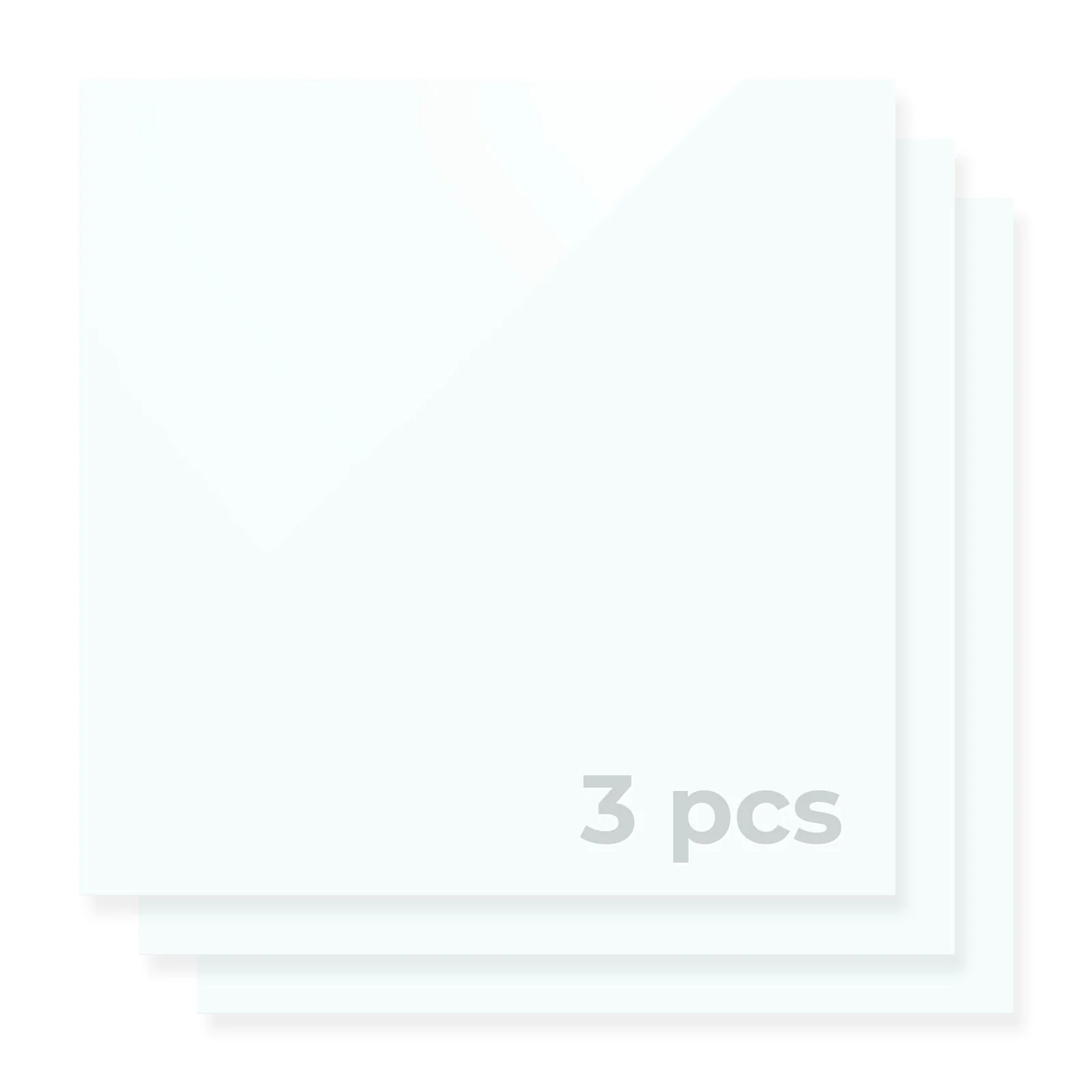 3mm Pearl White Opaque Glossy Acrylic Sheet (3pcs)-YAC018 - Image 3