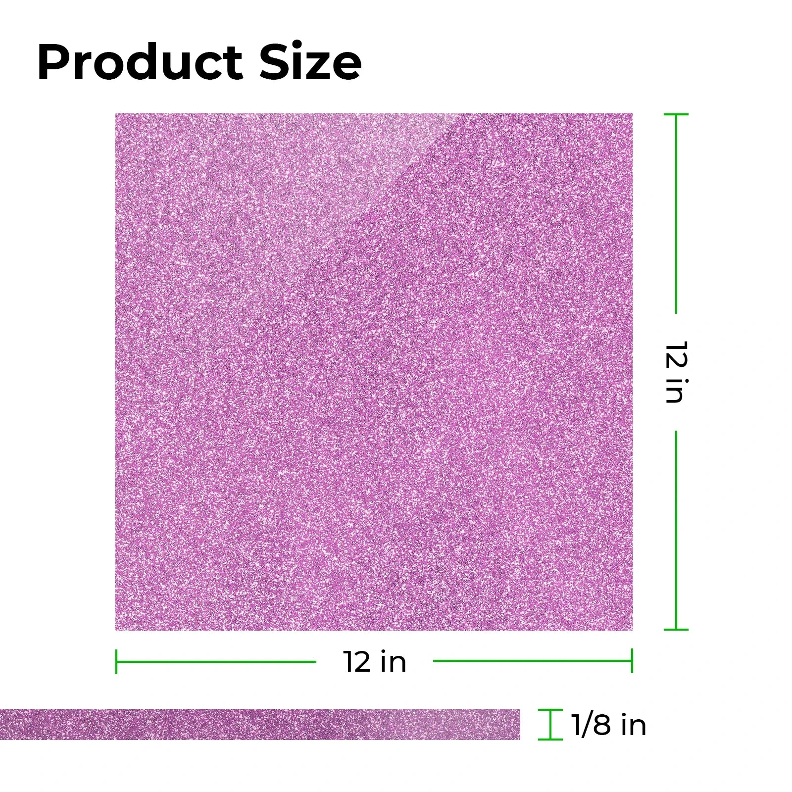 3mm Pink Glitter Opaque Glossy Acrylic Sheet Plexiglass (3pcs) - Image 3