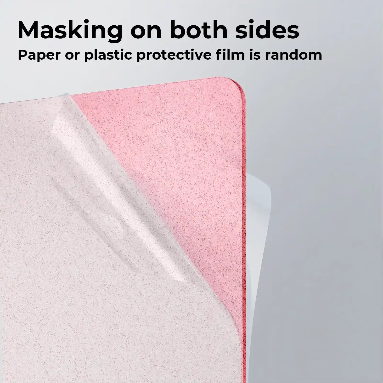 3mm Pink Glitter Translucent Glossy Acrylic Sheet (3pcs) - Image 4