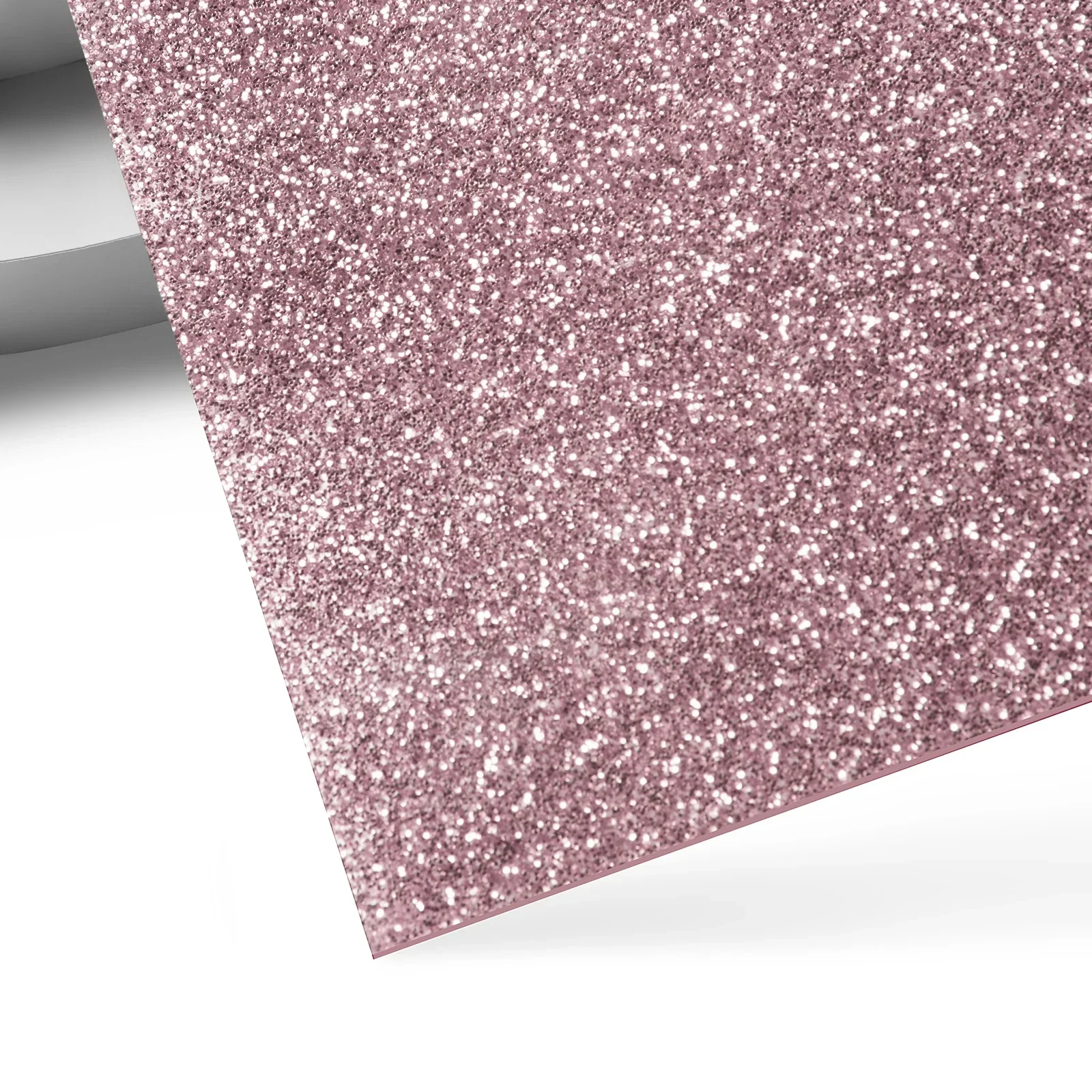 3mm Rose Gold Glitter Opaque Glossy Acrylic Sheet Plexiglass (3pcs)