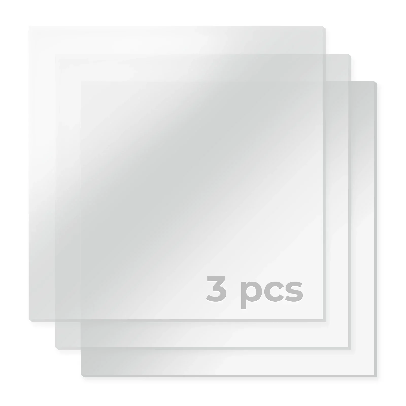 2.6mm See-through Mirror Acrylic Sheet Plexiglass (3pcs) - Image 5