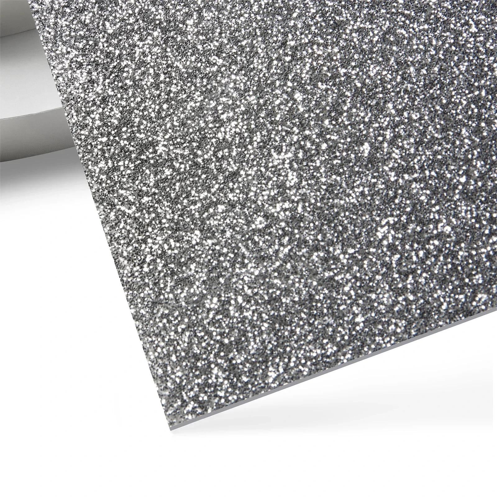 3mm Silver Glitter Opaque Glossy Acrylic Sheet Plexiglass (3pcs)