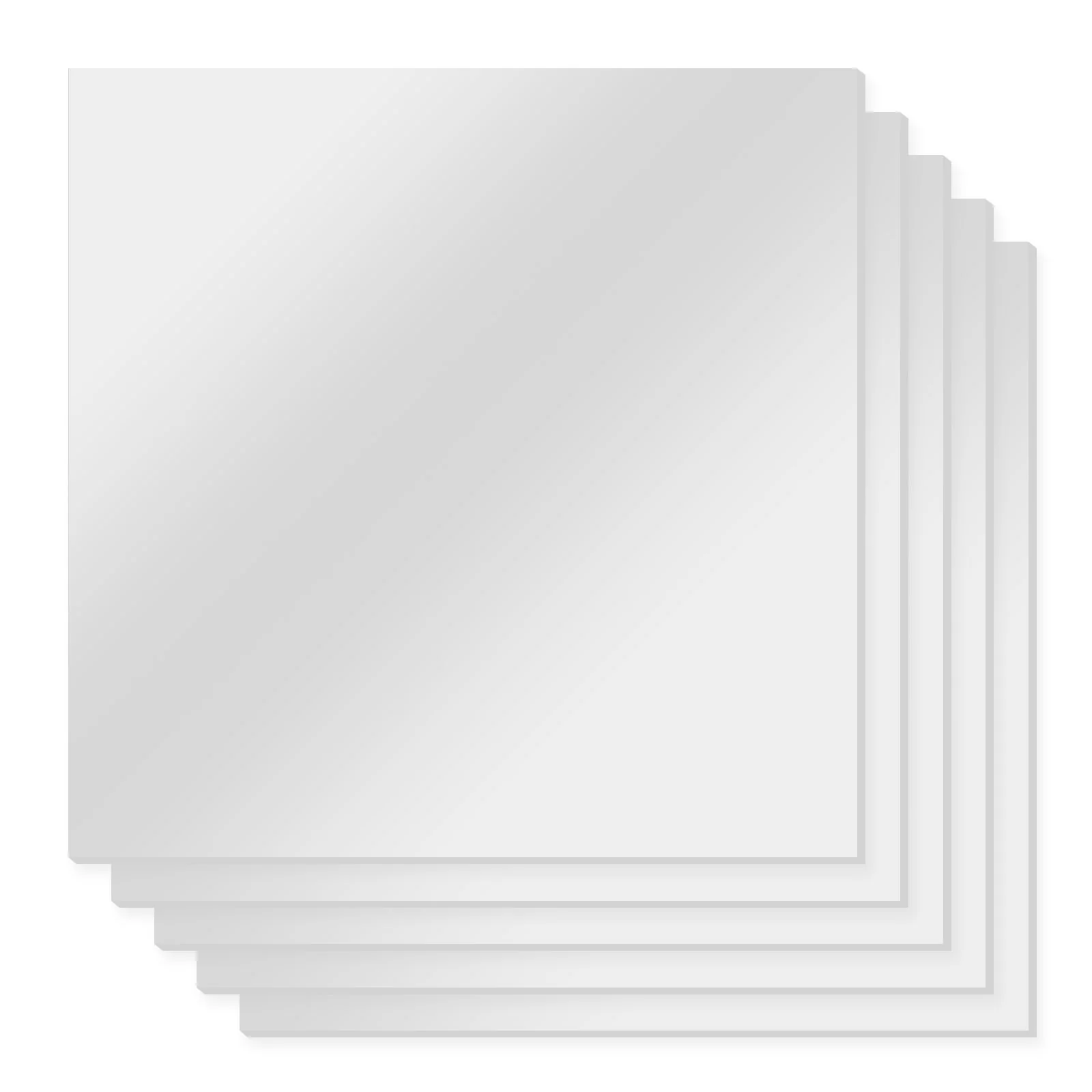 3mm Silver Mirror Acrylic Sheet Plexiglass (5pcs) - Image 4