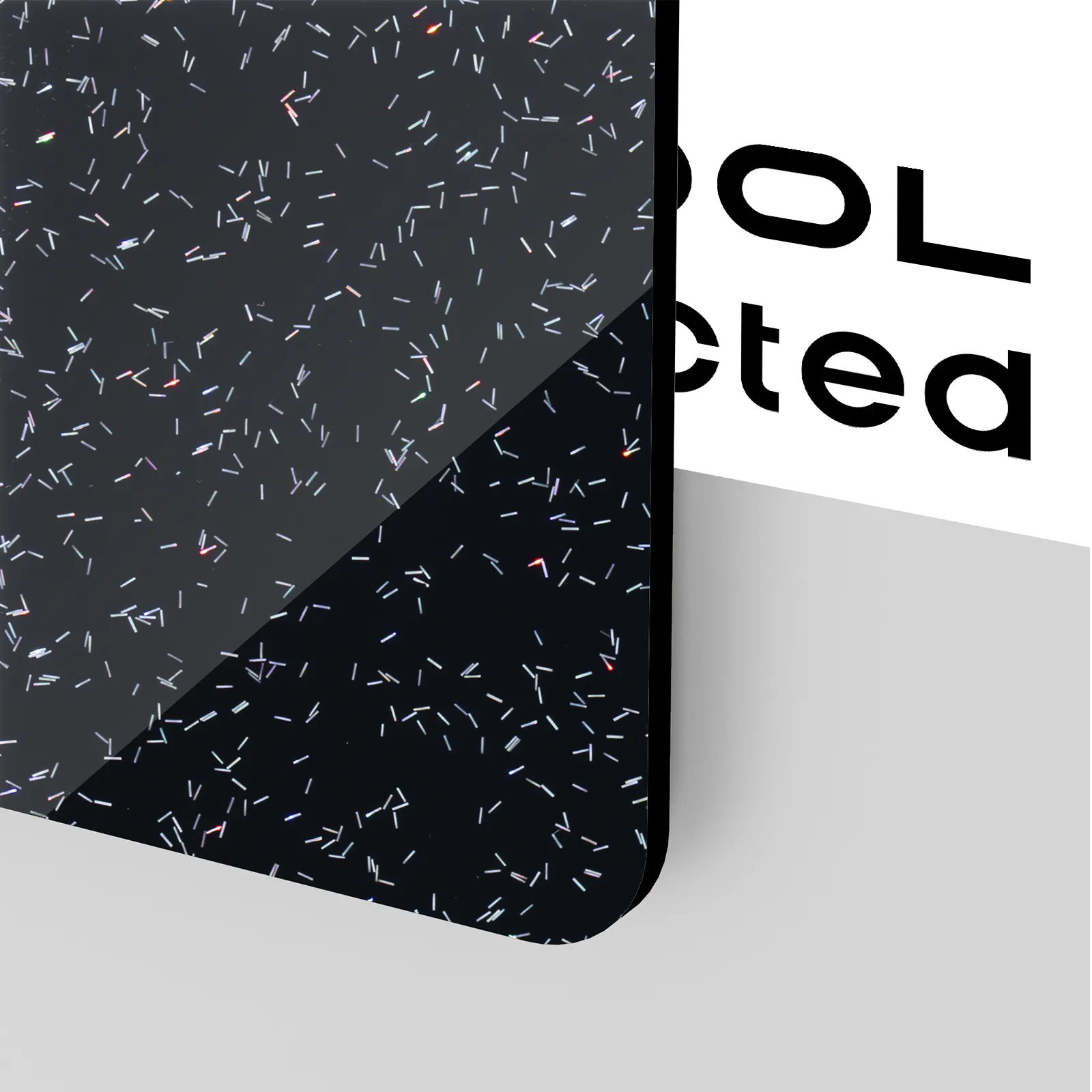 3.2 mm Sprinkles Glitter Black Acrylic Sheets (3 pcs) - Image 5