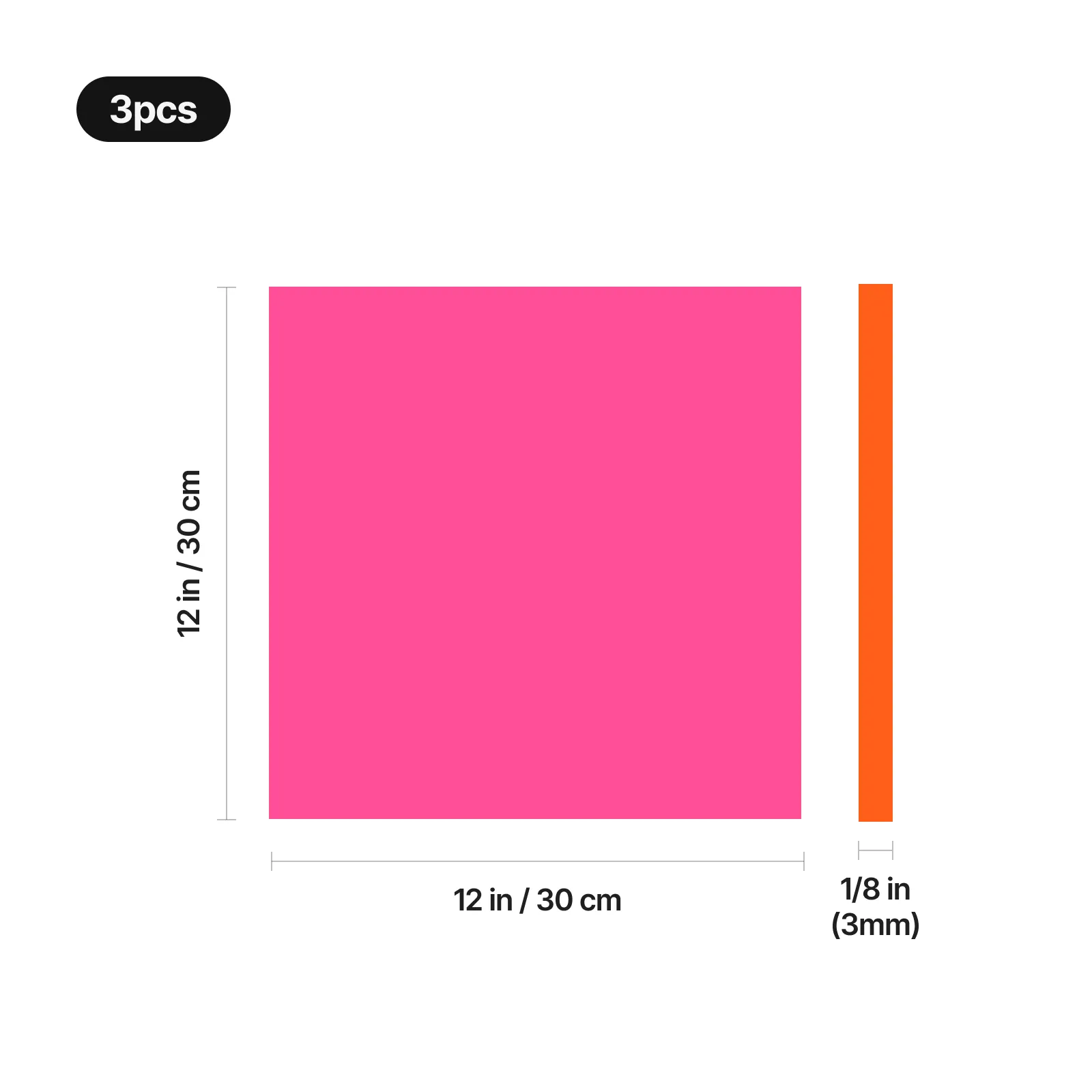 3 mm Translucent Glossy Acrylic Plexiglass Sheet (3 pcs) - Image 47