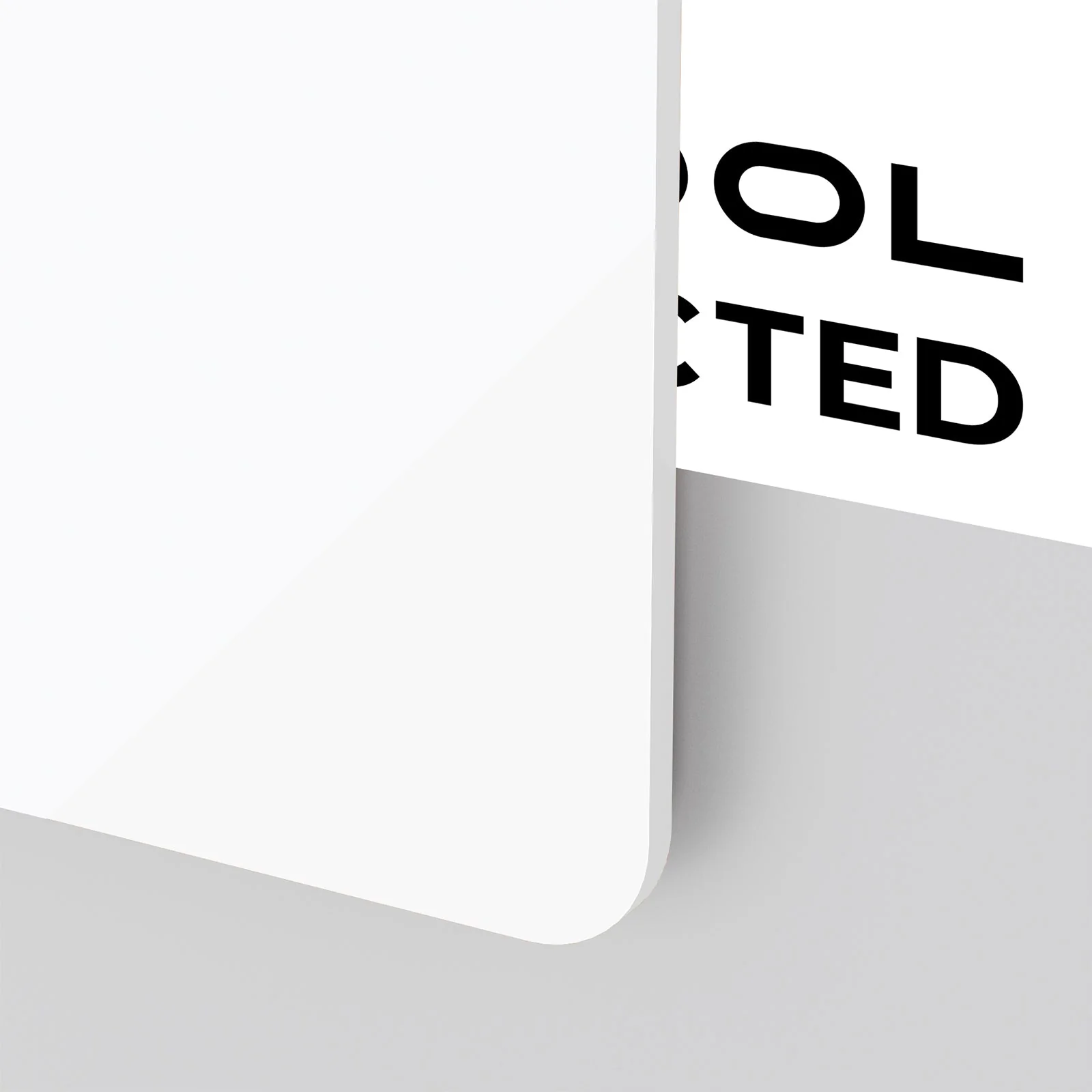 3mm White Opaque Glossy Acrylic Sheet Plexiglass (3pcs) - Image 6