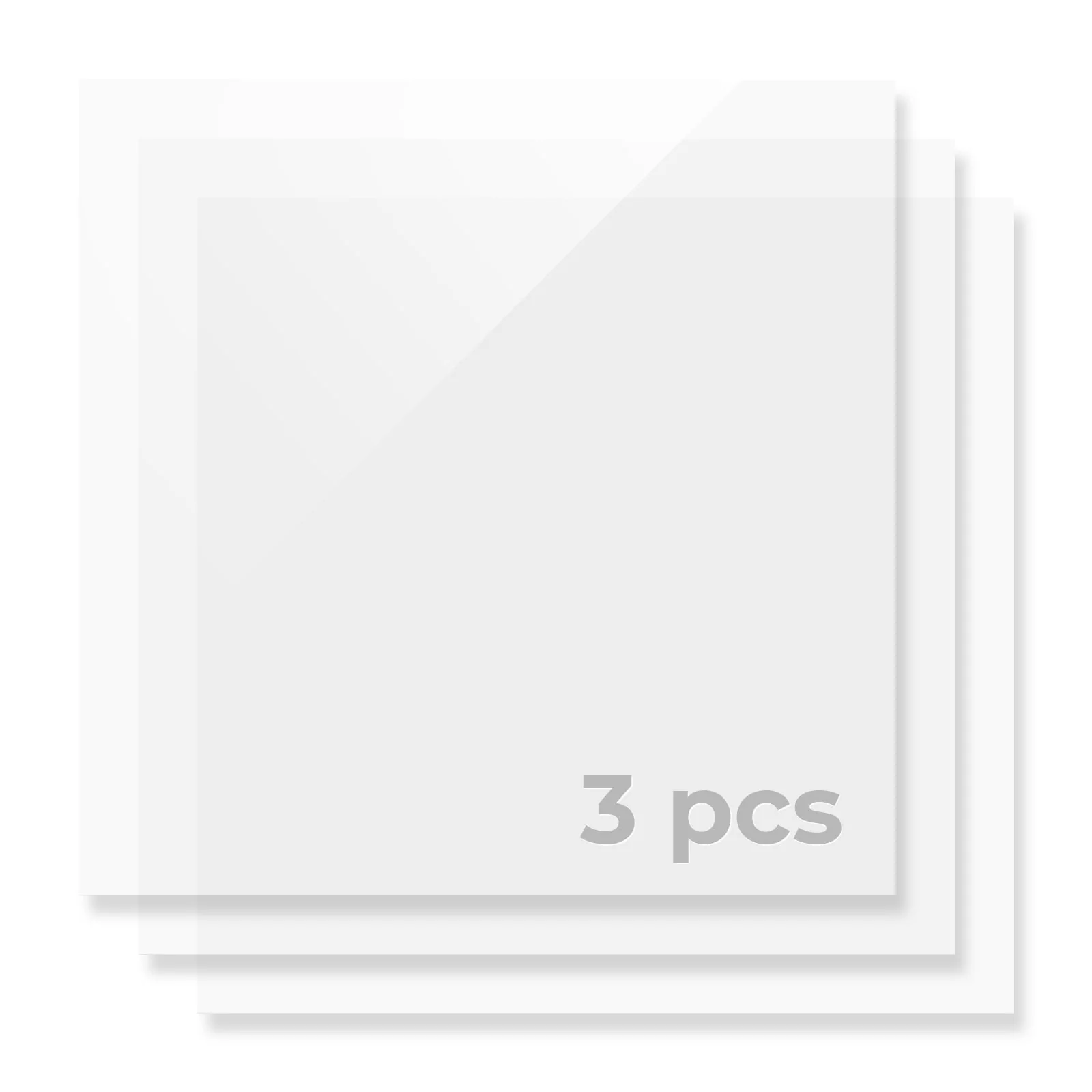3mm White Translucent Glossy Acrylic Sheet (3pcs) - Image 4