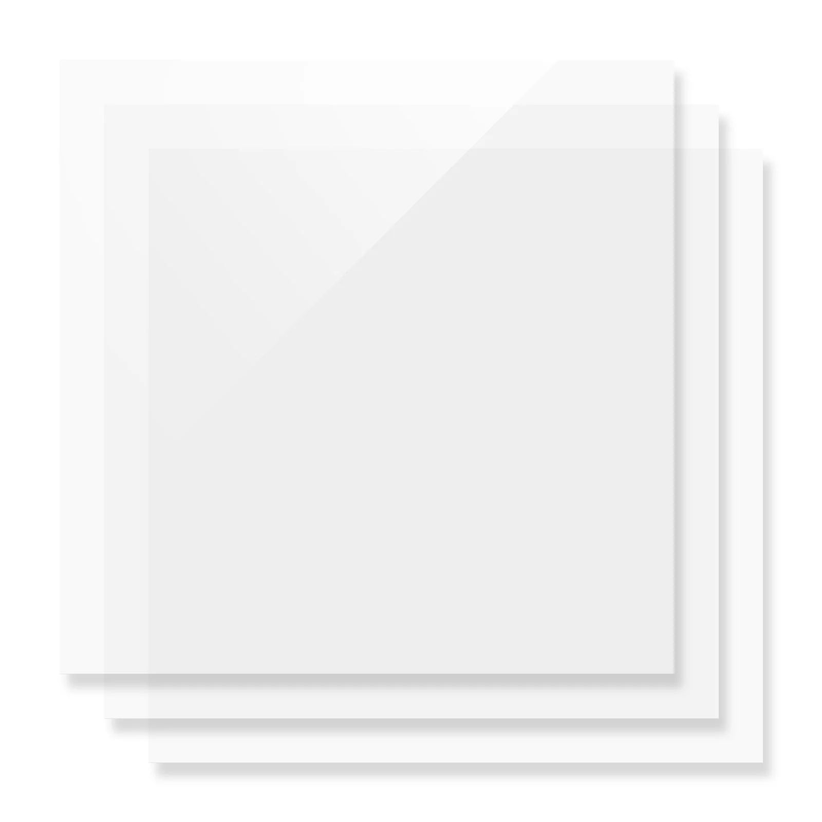 3mm White Translucent Glossy Acrylic Sheet (3pcs) - Image 5