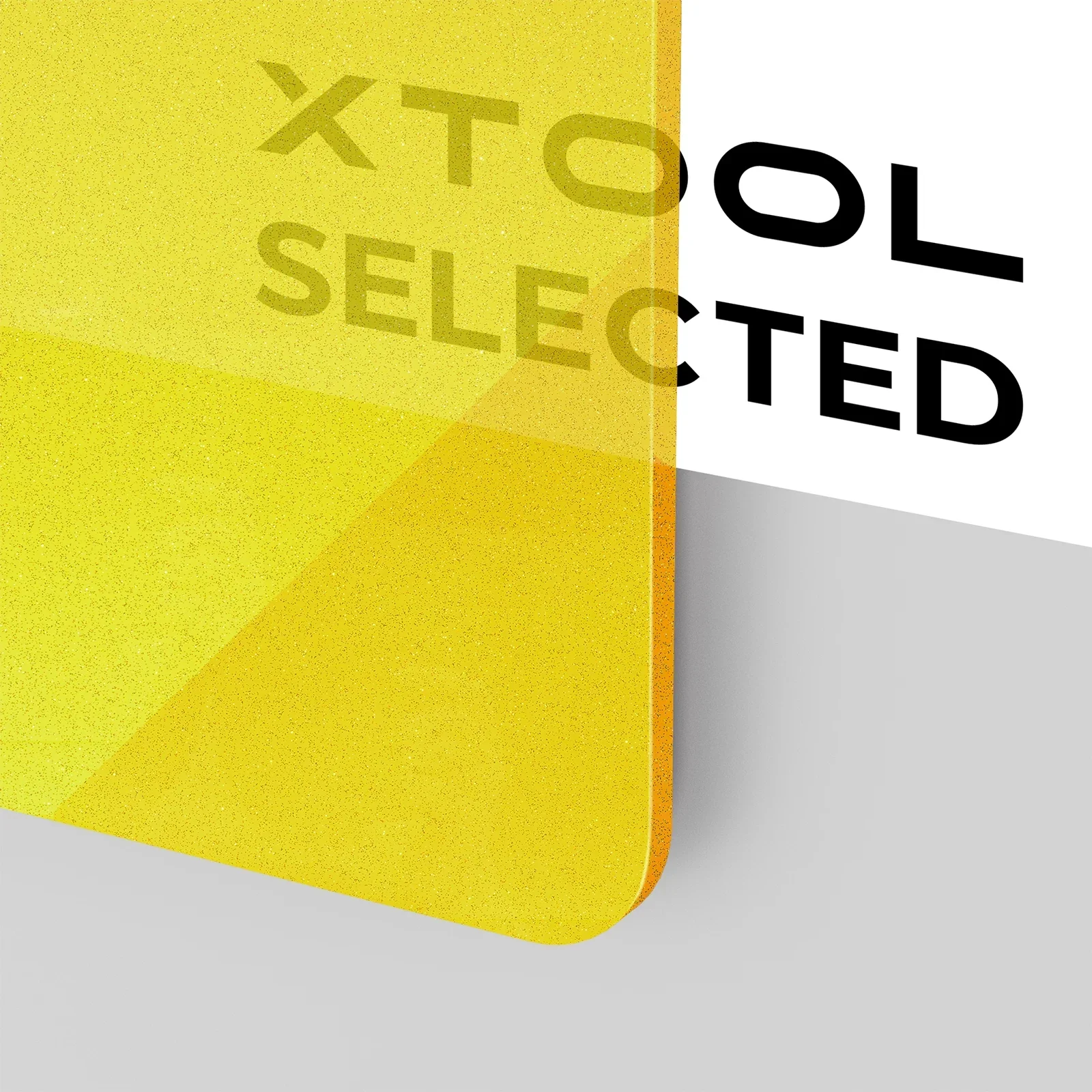 3mm Yellow Glitter Translucent Glossy Acrylic Sheet (3pcs) - Image 6