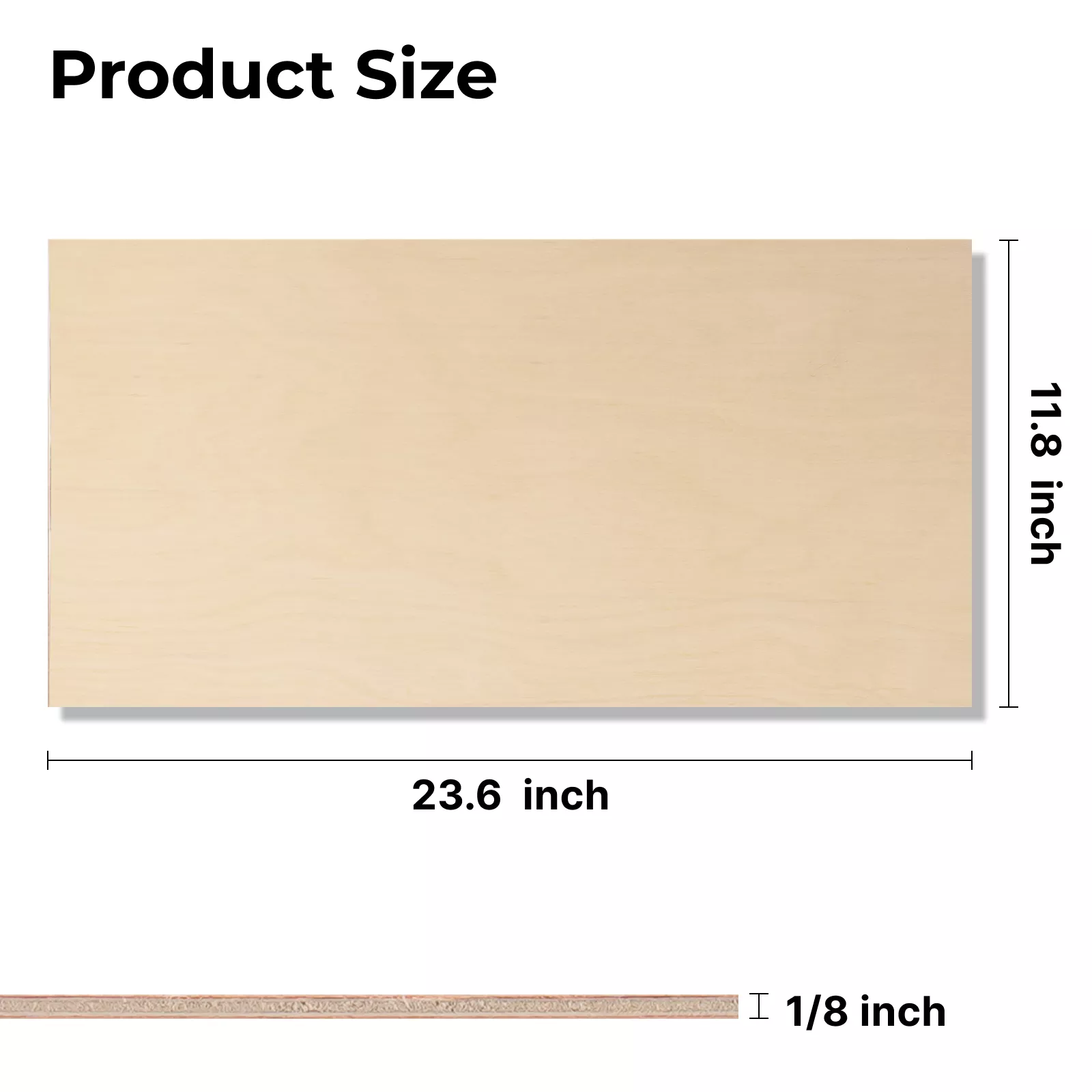 3mmx30cmx60cm Birchwood Plywood Sheets (6pcs) - Image 3