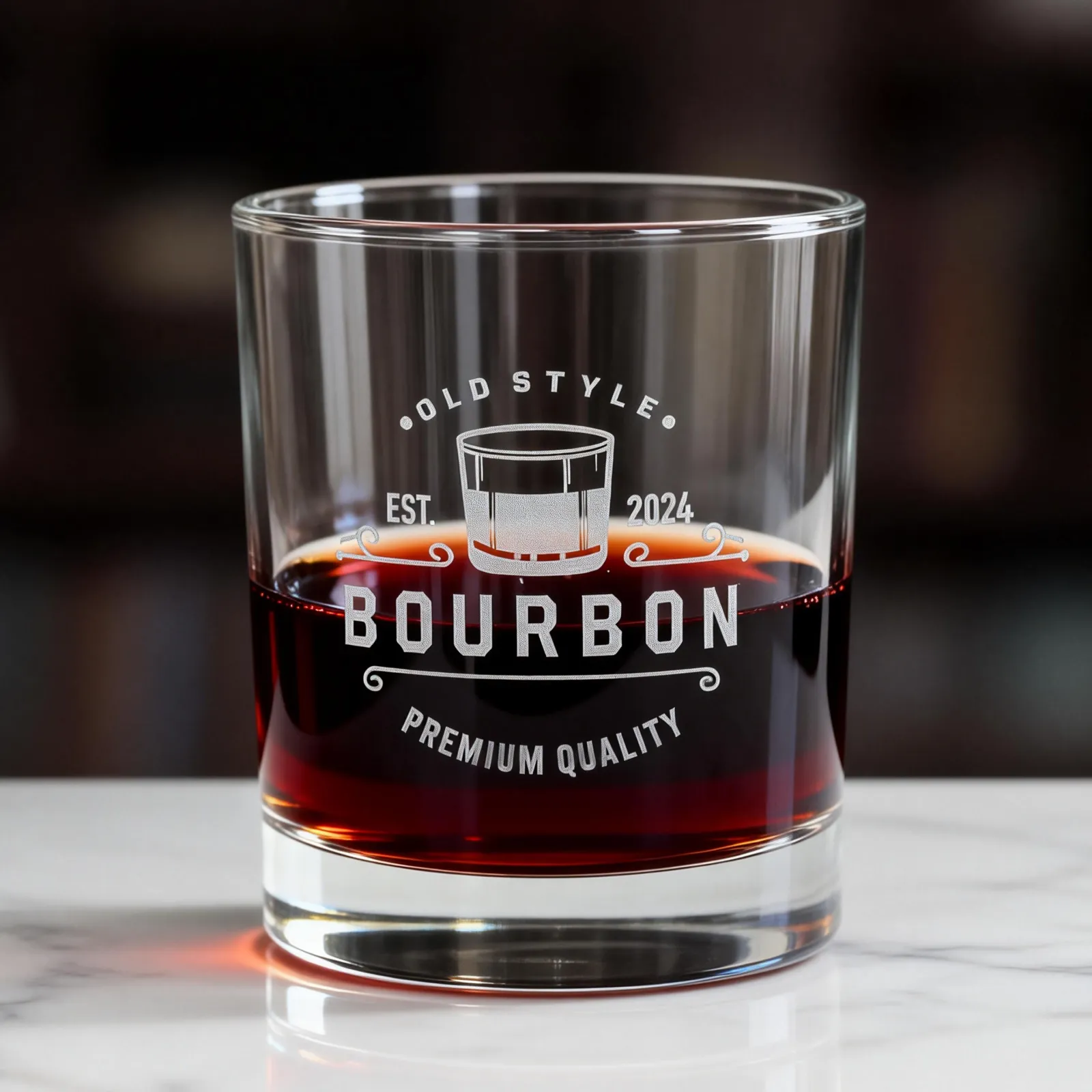 11.9oz Old Fashioned Whiskey Glasses (2pcs) - Image 2