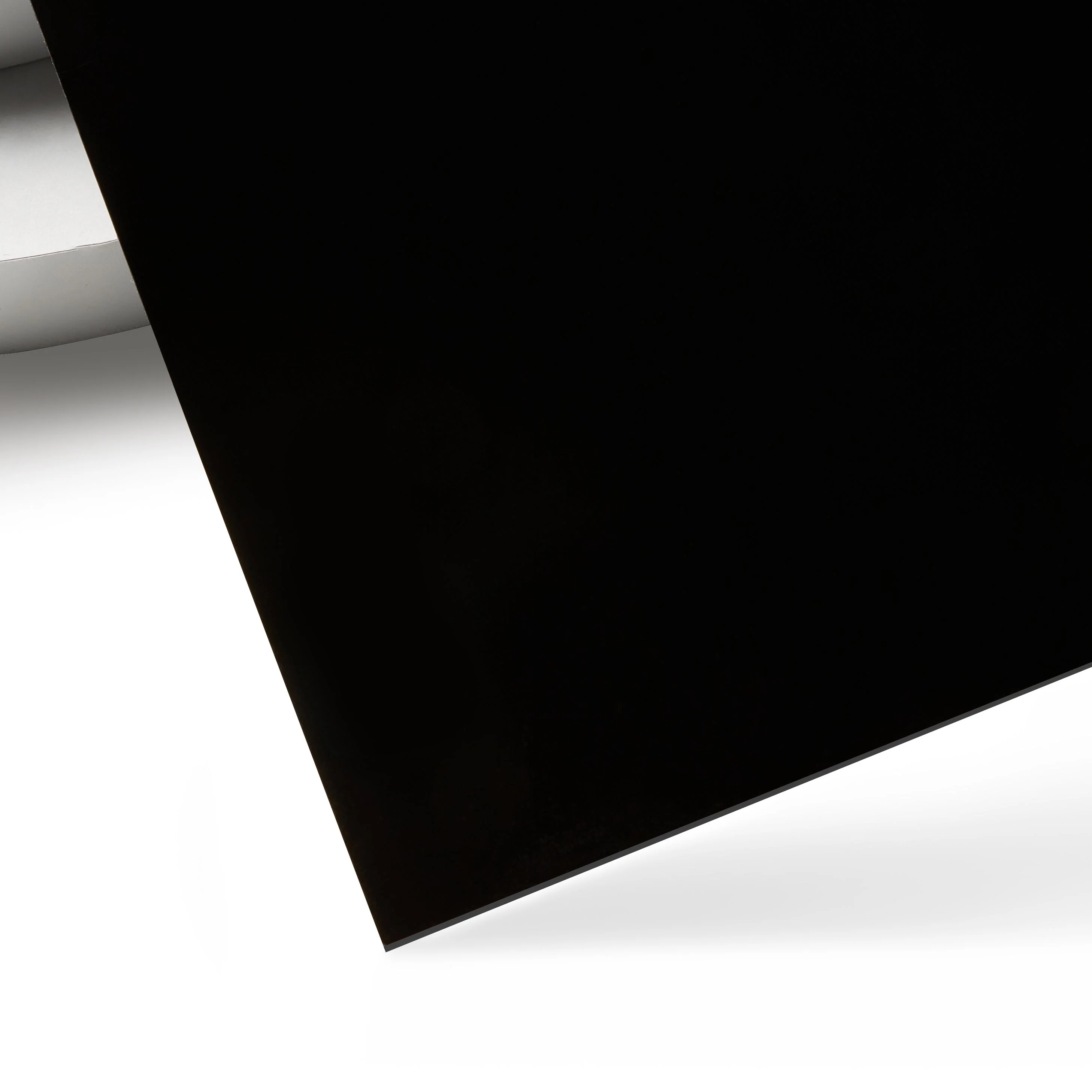 1mm Black Opaque Glossy Acrylic Sheet Plexiglass (10pcs)