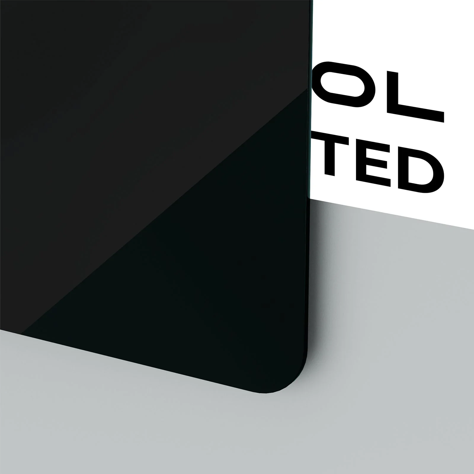 1mm Black Opaque Glossy Acrylic Sheet Plexiglass (10pcs) - Image 4