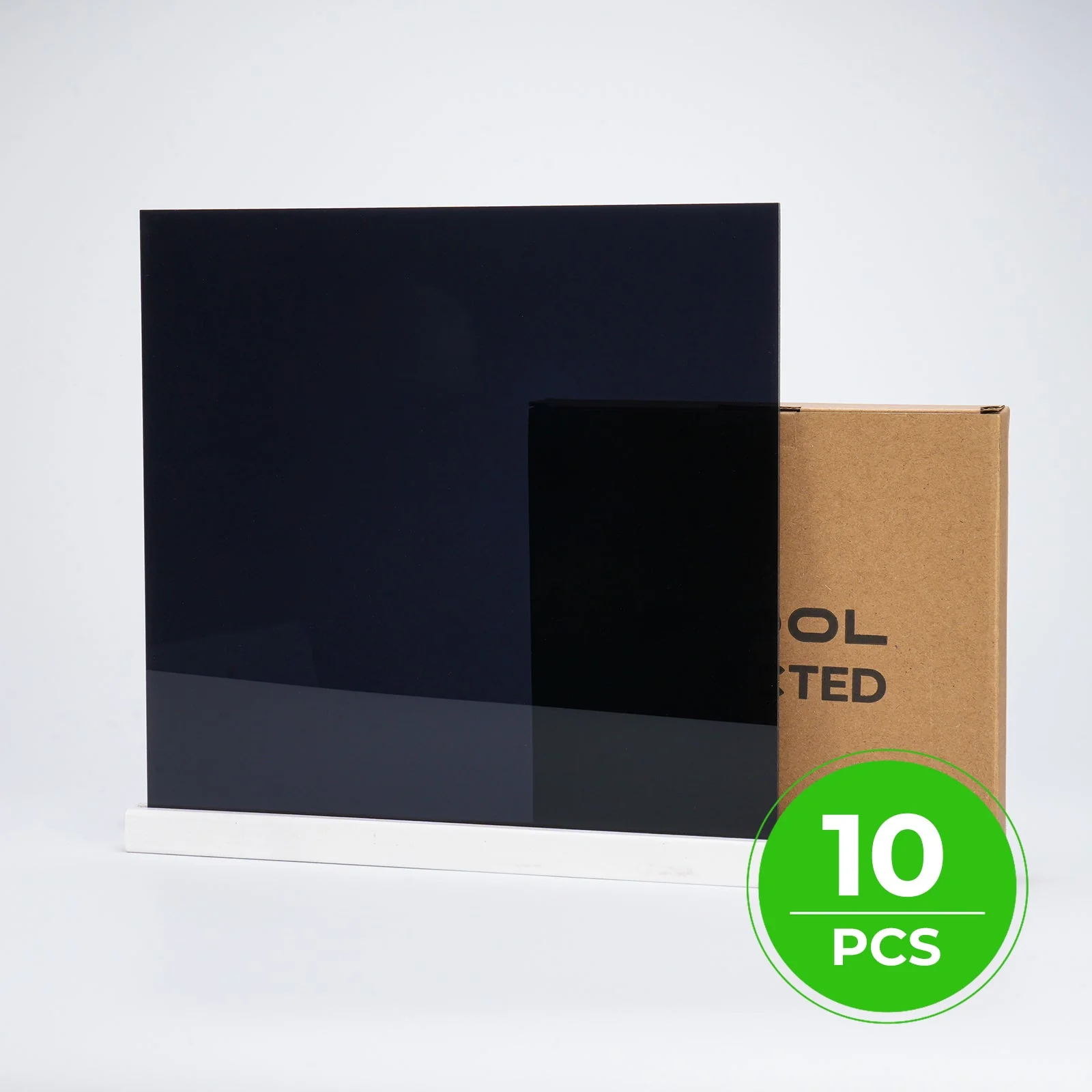 1mm Black Opaque Glossy Acrylic Sheet Plexiglass (10pcs) - Image 5