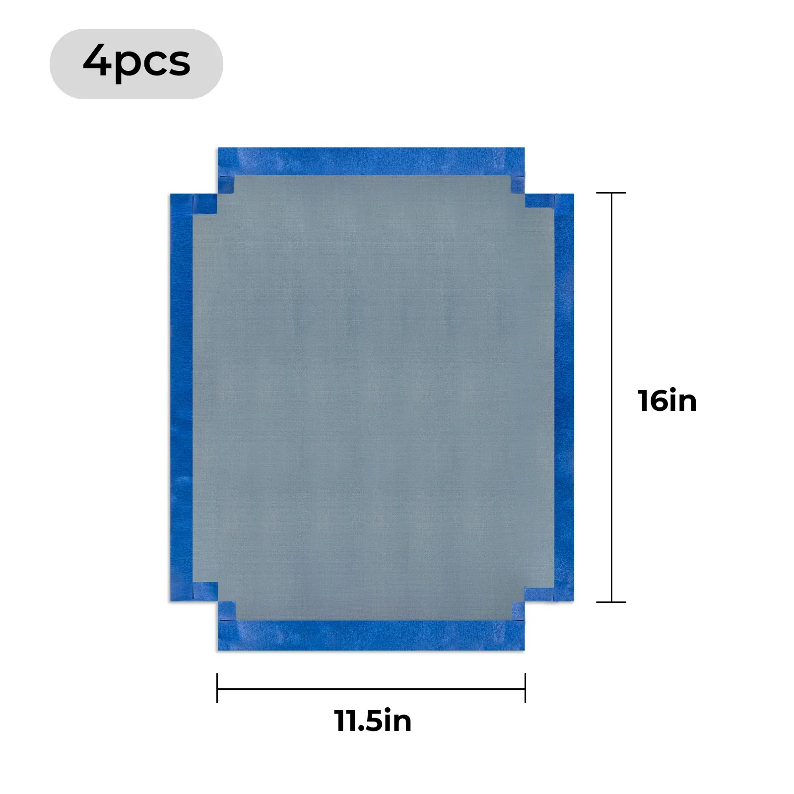 200 Mesh Coated Screen (4pcs) 11.5" x 16" - Image 3