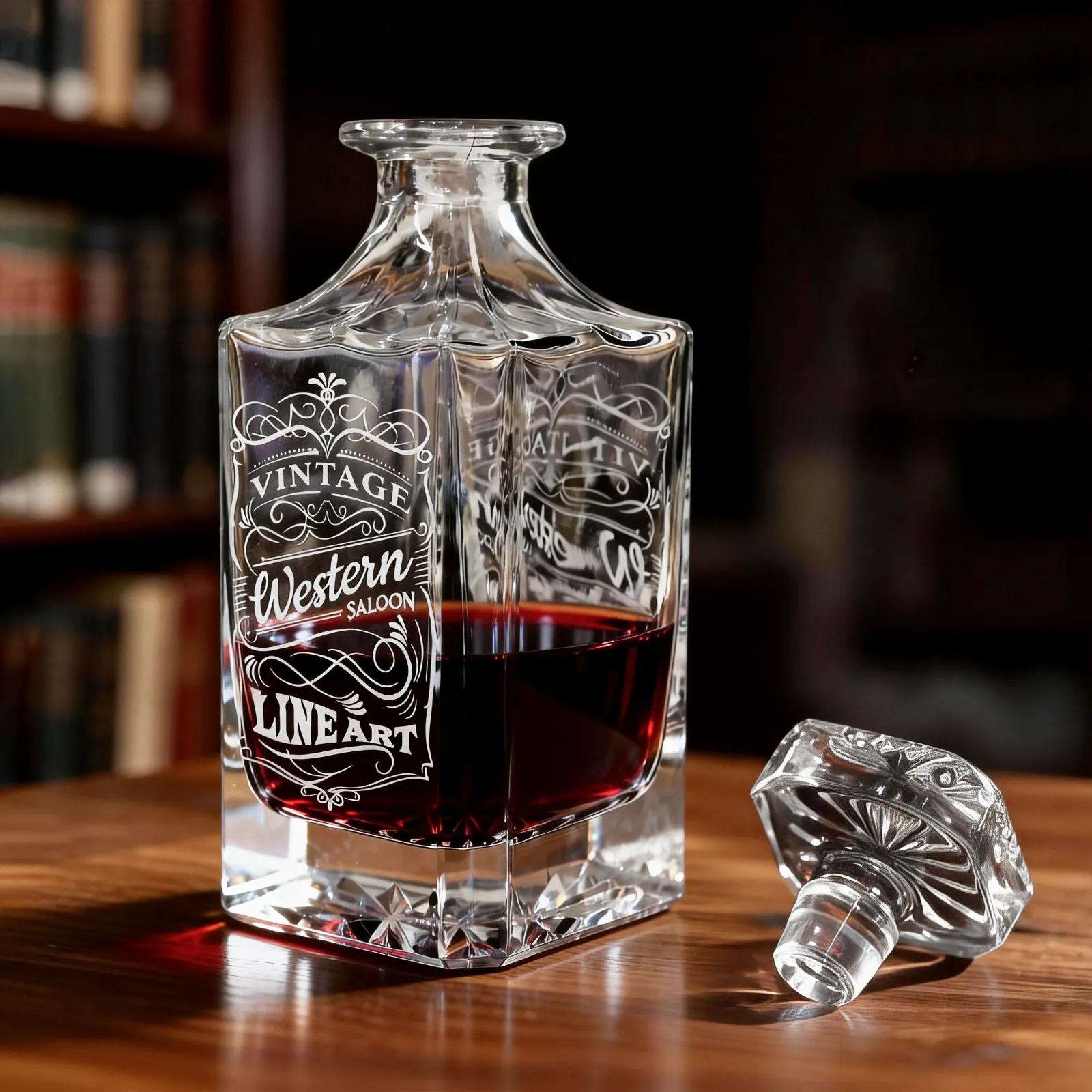 25oz Whiskey Decanter (1pcs) - Image 2