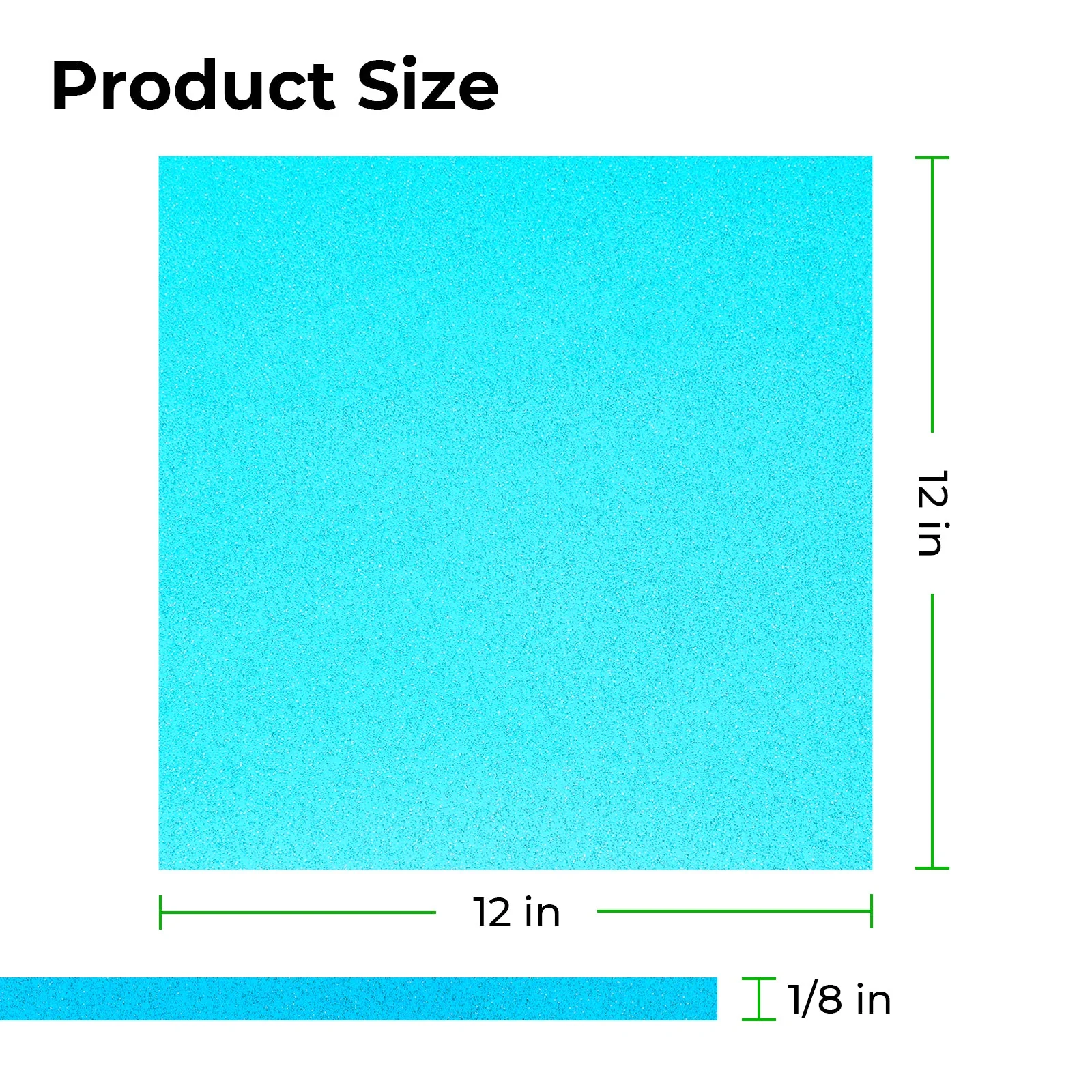 3mm Blue Glitter Translucent Glossy Acrylic Sheet Plexiglass (3pcs) - Image 2