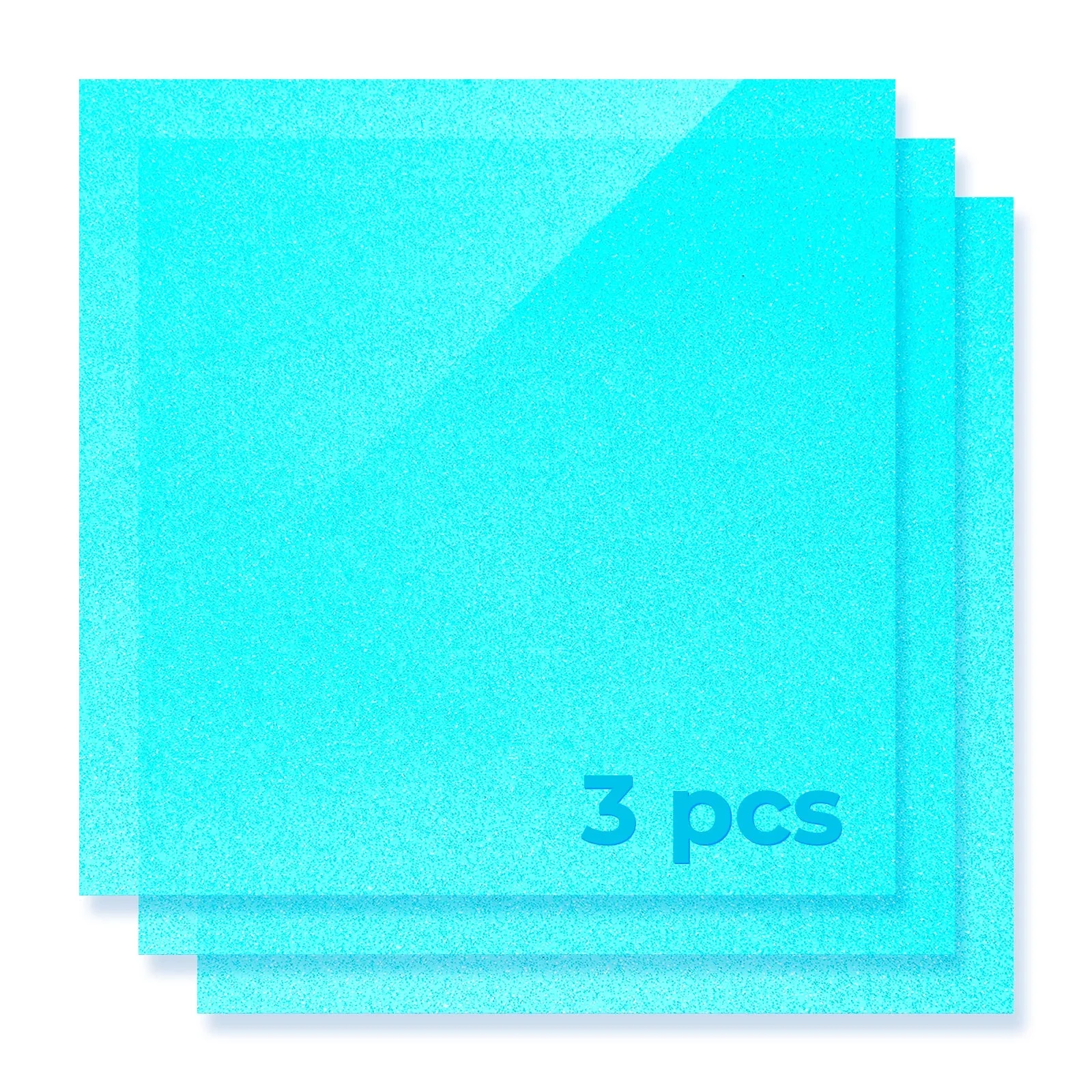 3mm Blue Glitter Translucent Glossy Acrylic Sheet Plexiglass (3pcs) - Image 3