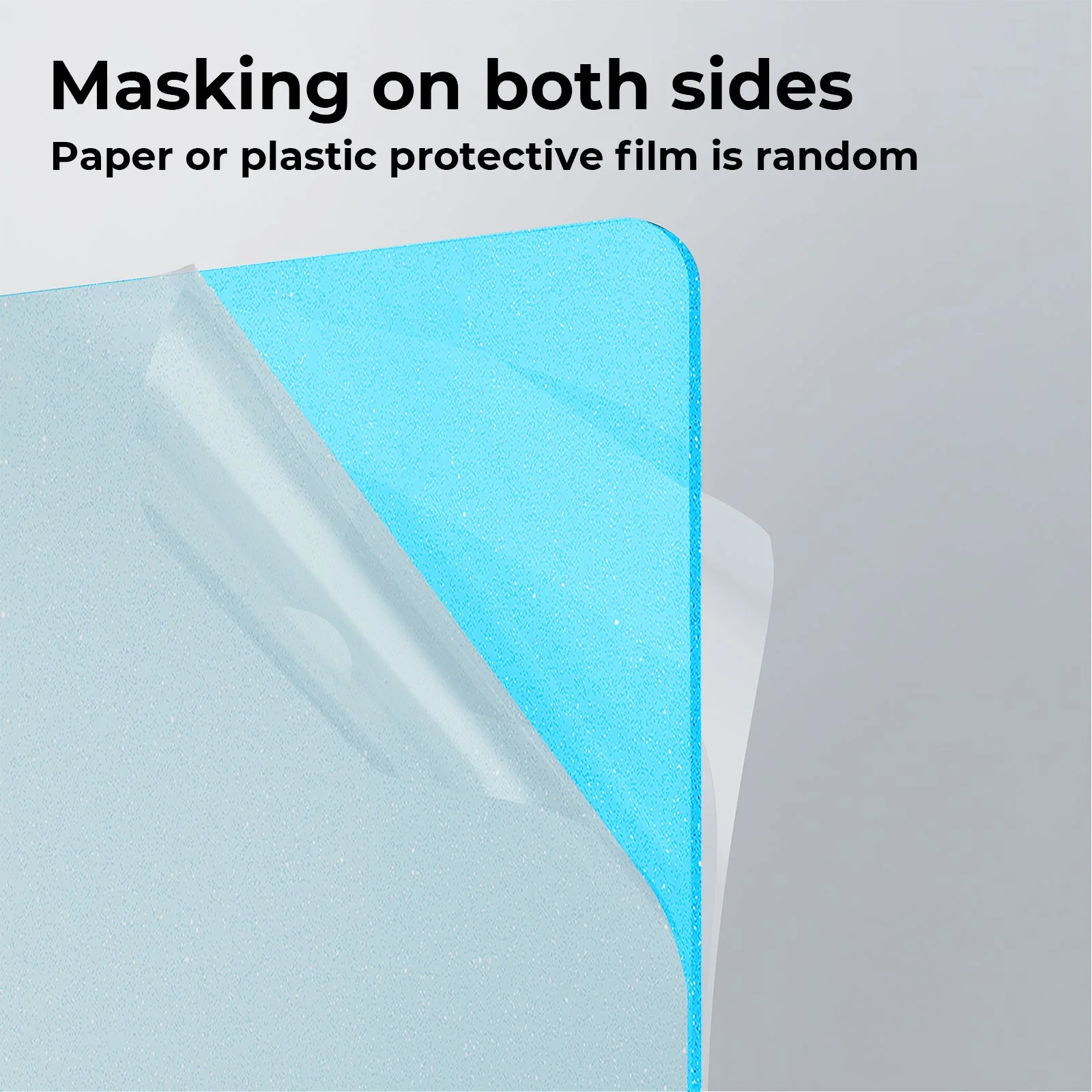 3mm Blue Glitter Translucent Glossy Acrylic Sheet Plexiglass (3pcs) - Image 5