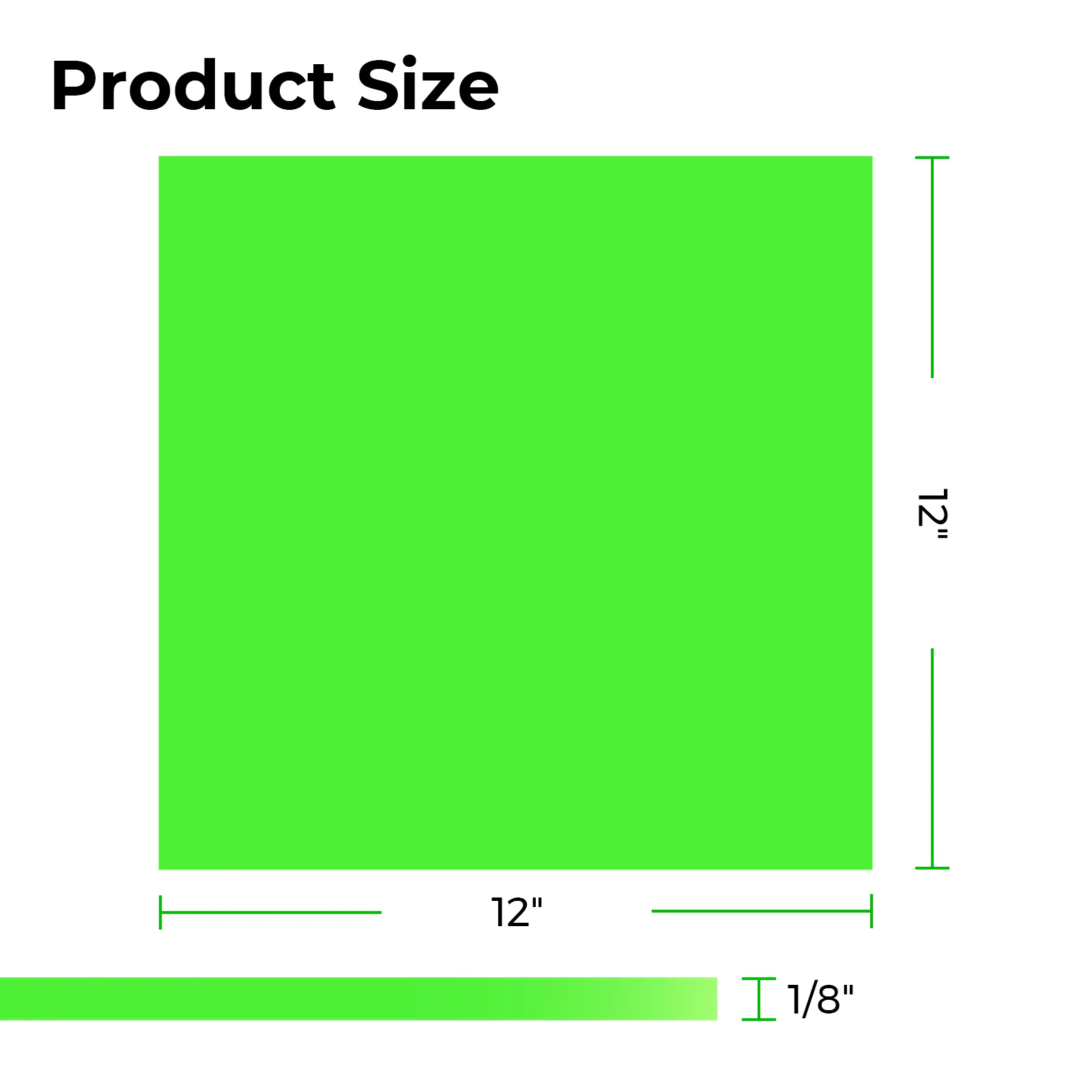 3mm Grass Green Opaque Glossy Acrylic Sheet (3pcs)-YAC004 - Image 3