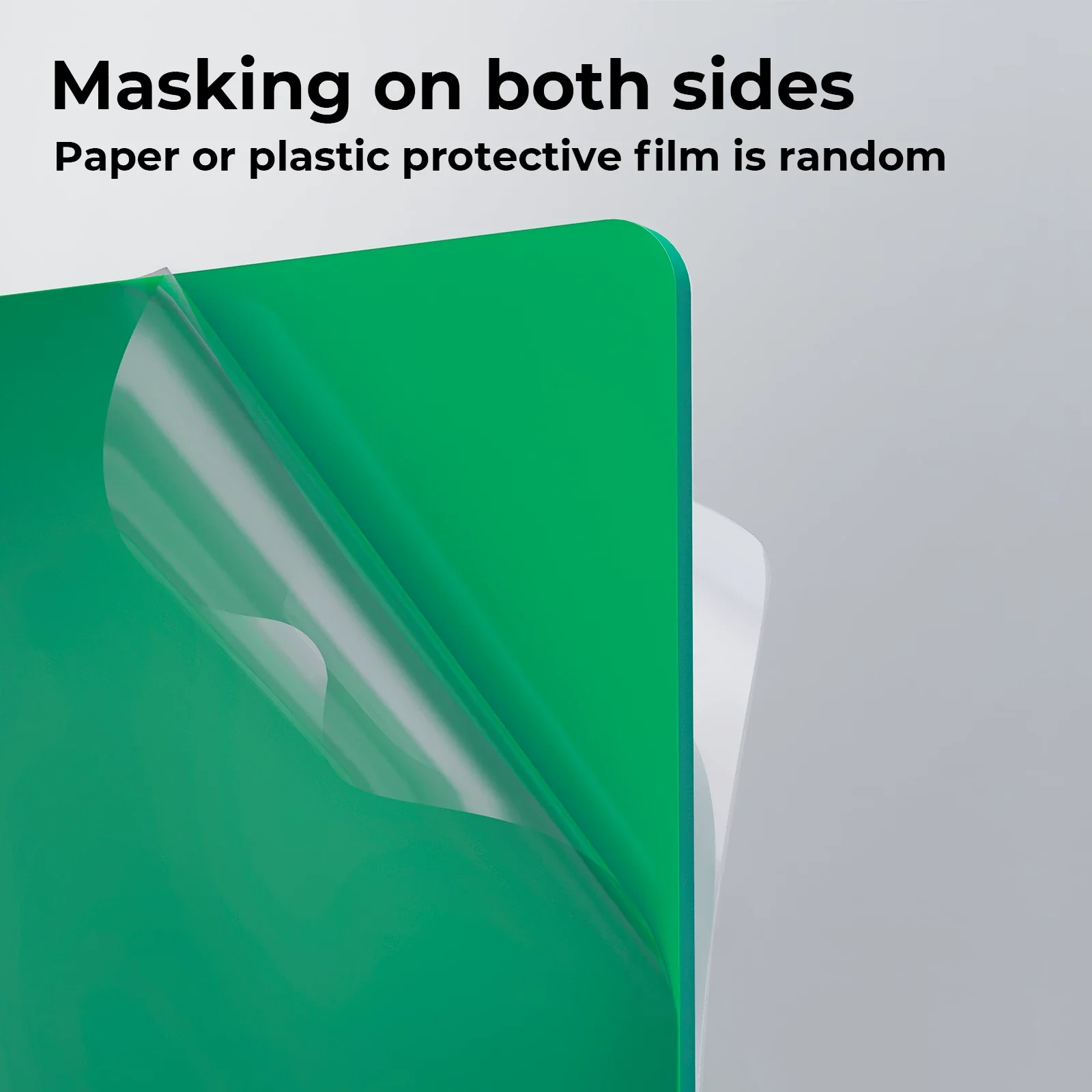 3 mm Green Opaque Glossy Acrylic Sheet Plexiglass for Diode Laser Cutting (3pcs) - Image 4