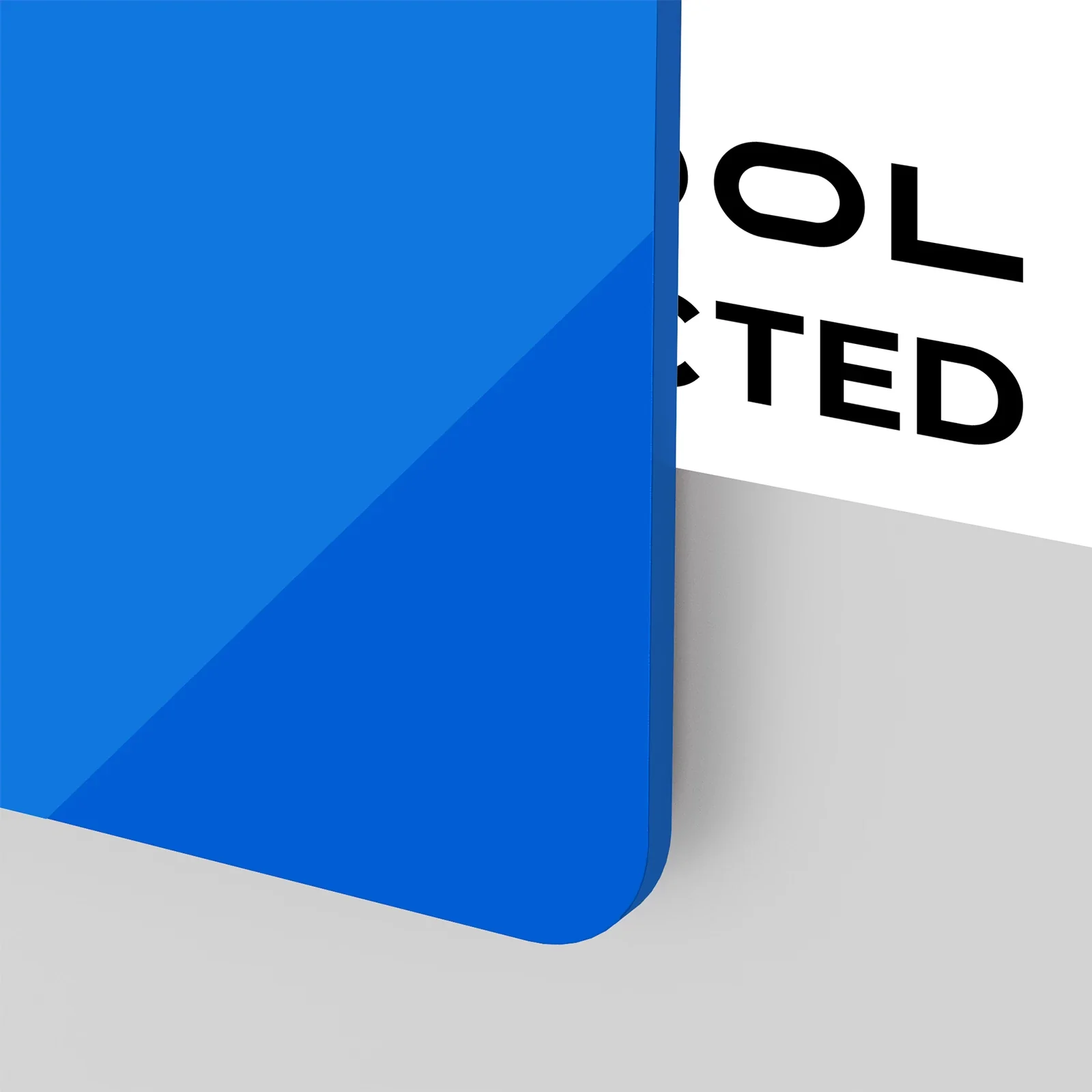 3 mm Blue Glossy Acrylic Sheet Plexiglass (3pcs) - Image 5