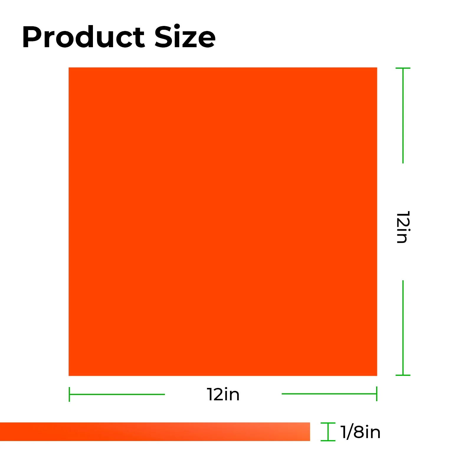 3mm Orange Opaque Glossy Acrylic Sheet (3pcs)-YAC013 - Image 4